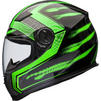 Shox Sniper Skar Motorcycle Helmet & Visor Thumbnail 6