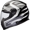 Shox Sniper Skar Motorcycle Helmet & Visor Thumbnail 9