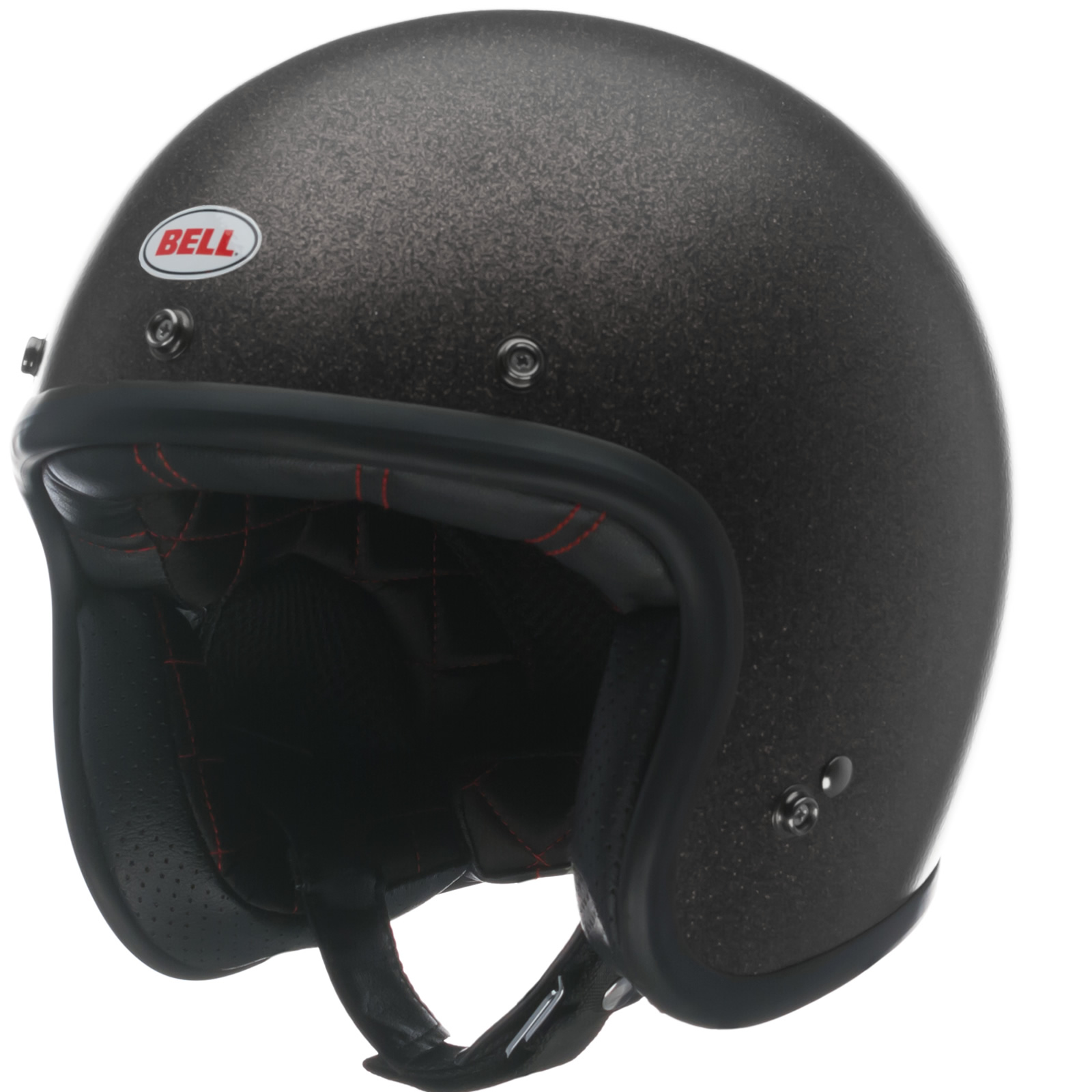 Bell Custom 500 Open Face Scooter Helmet & Optional Bubble Visor Retro
