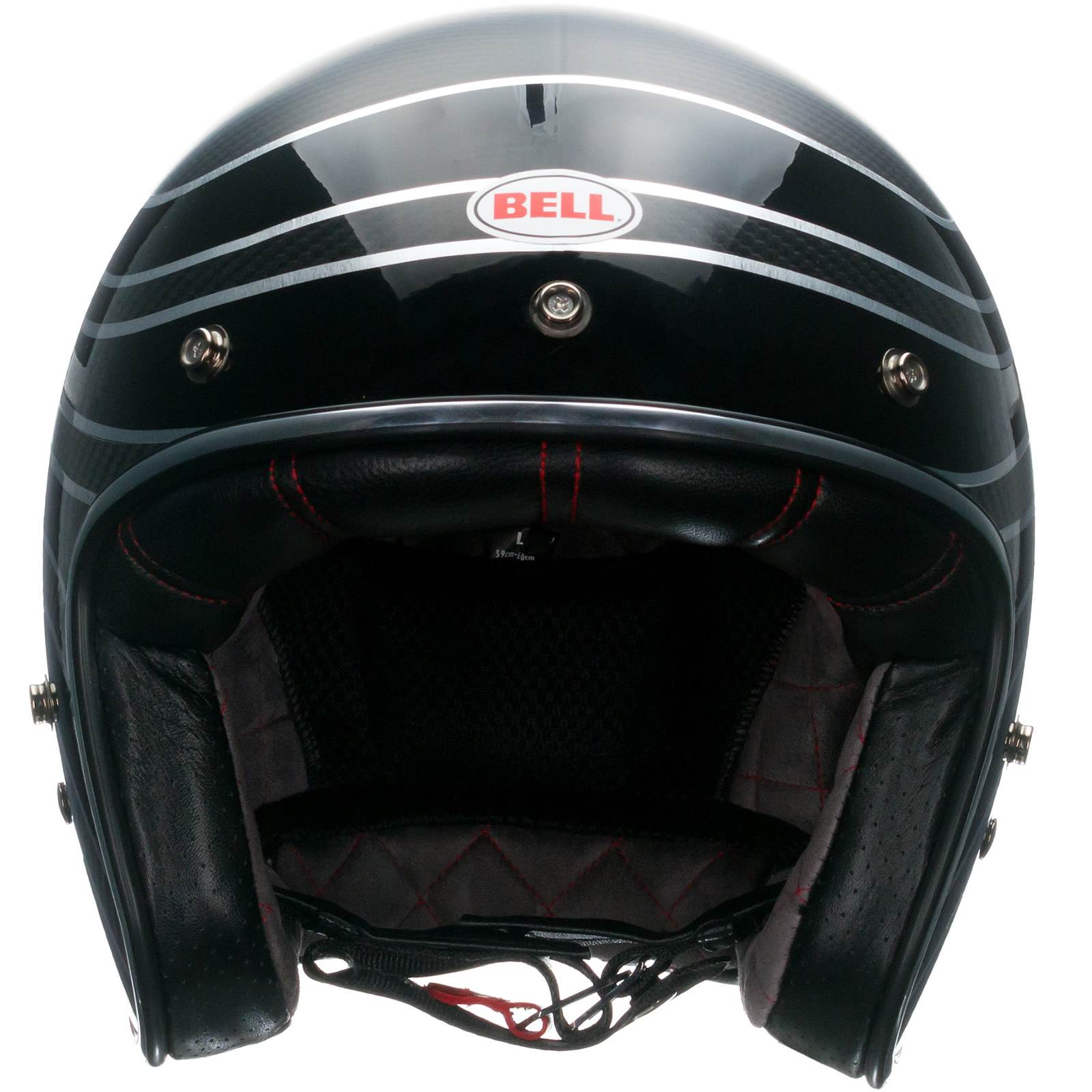 Bell Custom 500 Carbon RSD Talladega Open Face Motorcycle Helmet