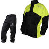 Richa Rain Warrior Motorcycle Jacket and Trousers Fluorescent Black Kit Thumbnail 1