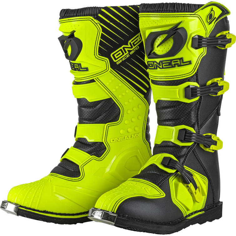 neon riding boots