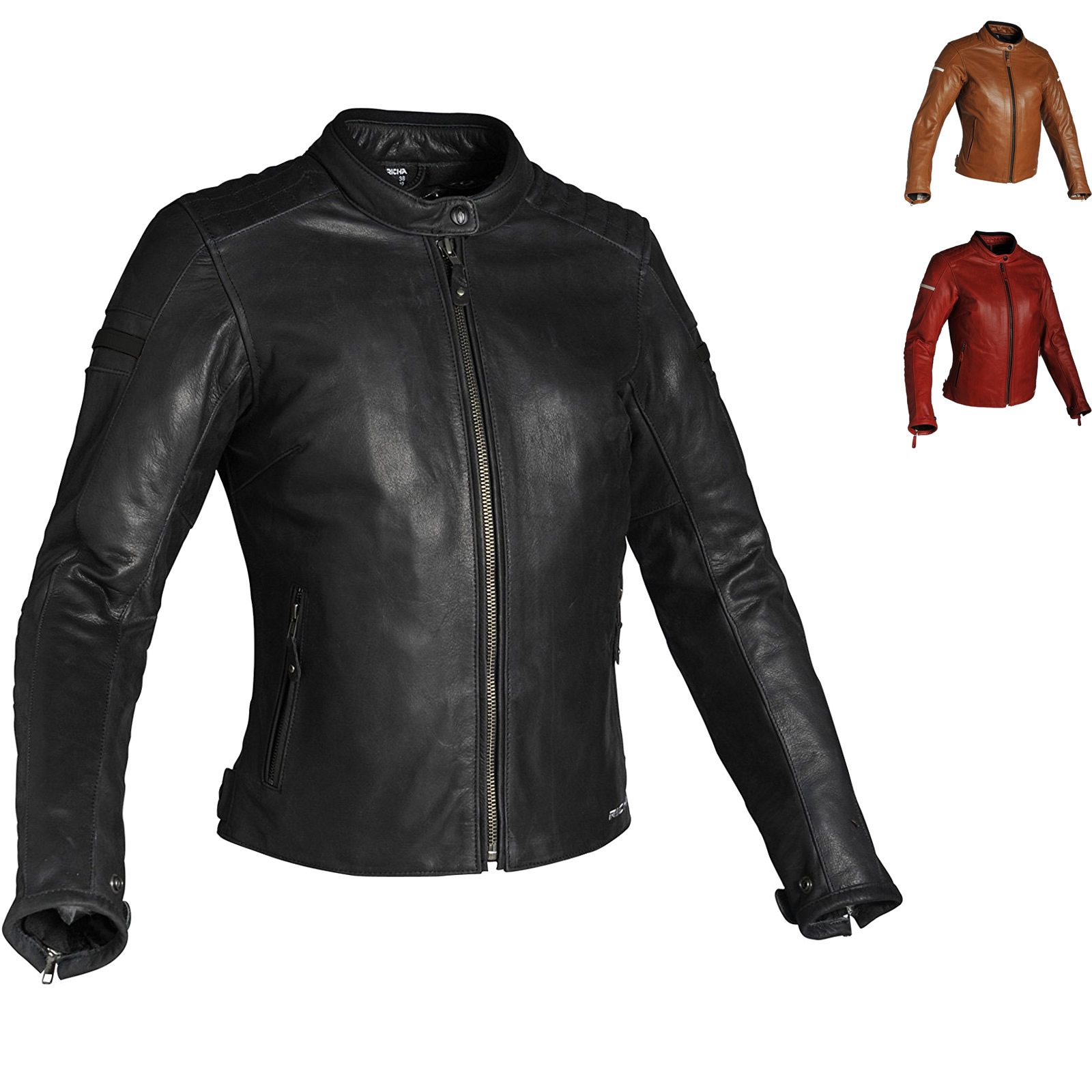 Richa Daytona Ladies Leather Motorcycle Jacket - Jackets - Ghostbikes.com