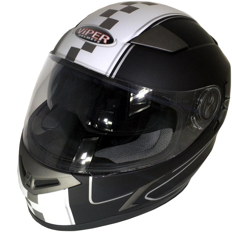 Viper RSV9 Speed Motorcycle Helmet & Visor Full Face Helmets