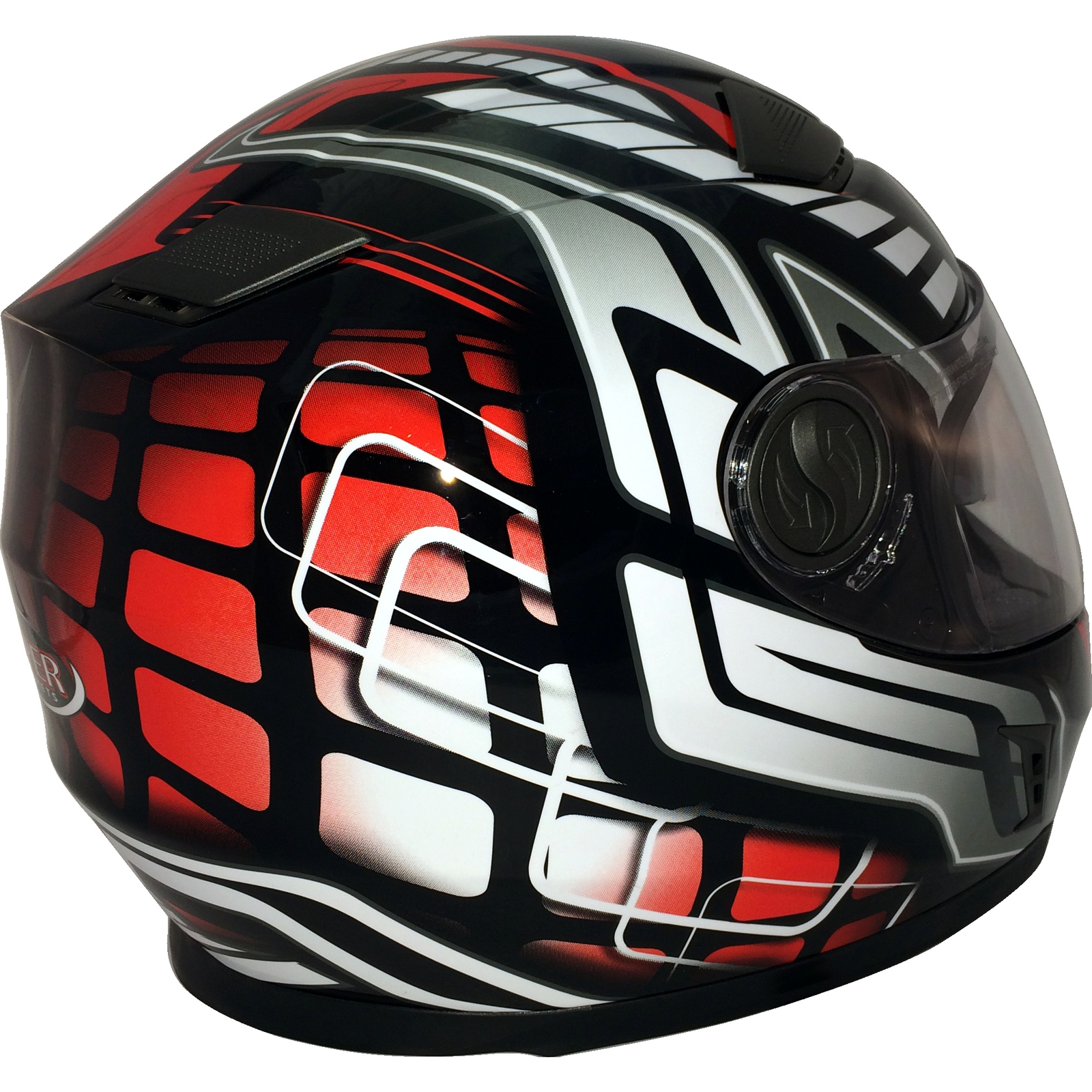 Viper RSV9 Dimension Motorcycle Helmet & Visor Full Face Helmets