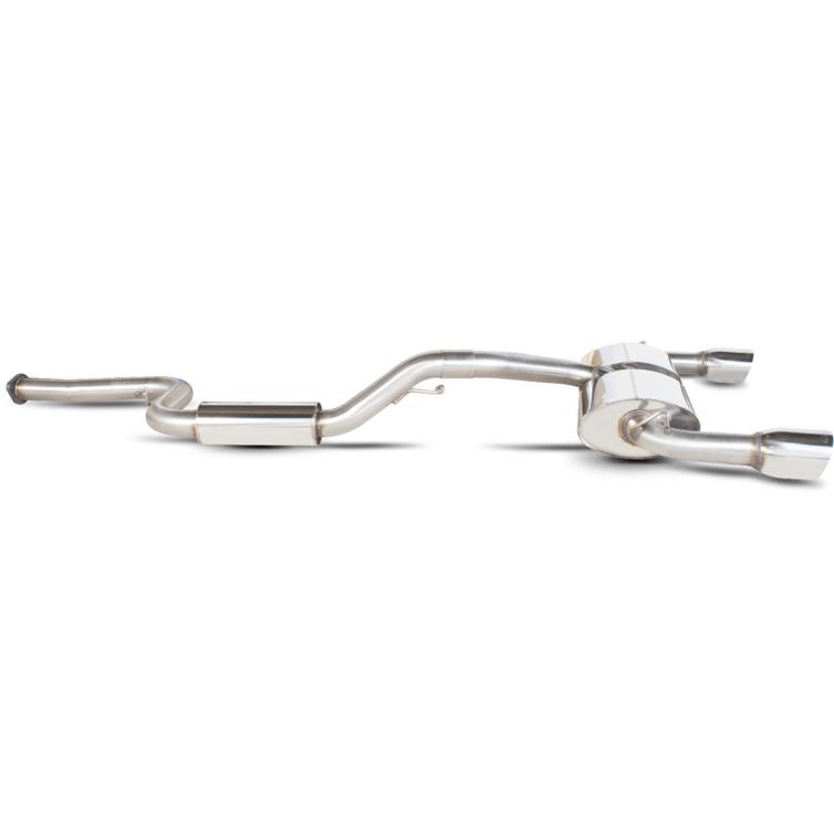 Scorpion Exhaust Cat-Back (Res) Twin Daytona - Ford Focus MK2 ST 225 2.5 Turbo 2006 - 2011