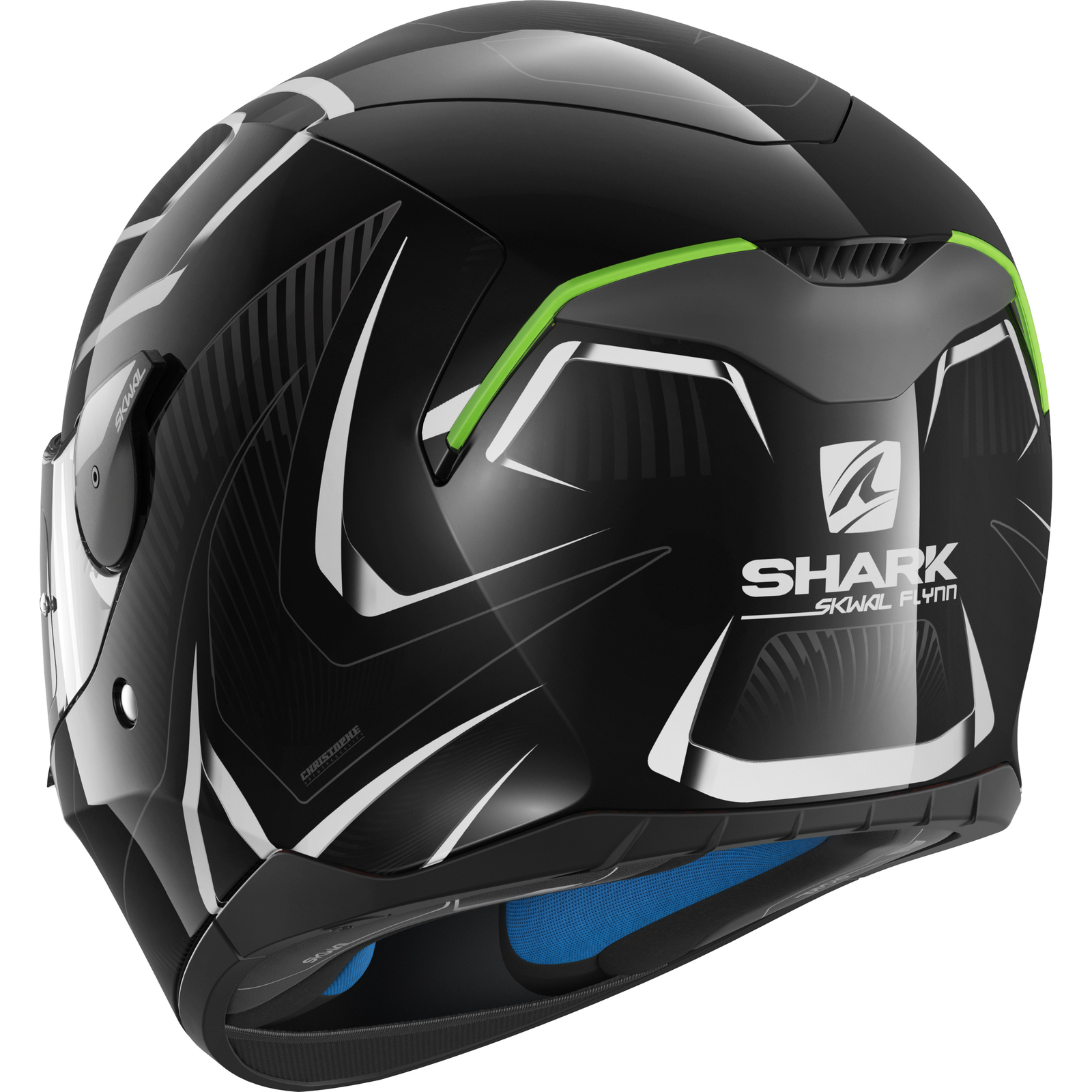 Shark Skwal Flynn Motorcycle Helmet LED Biker Full Face Lid Sharktooth