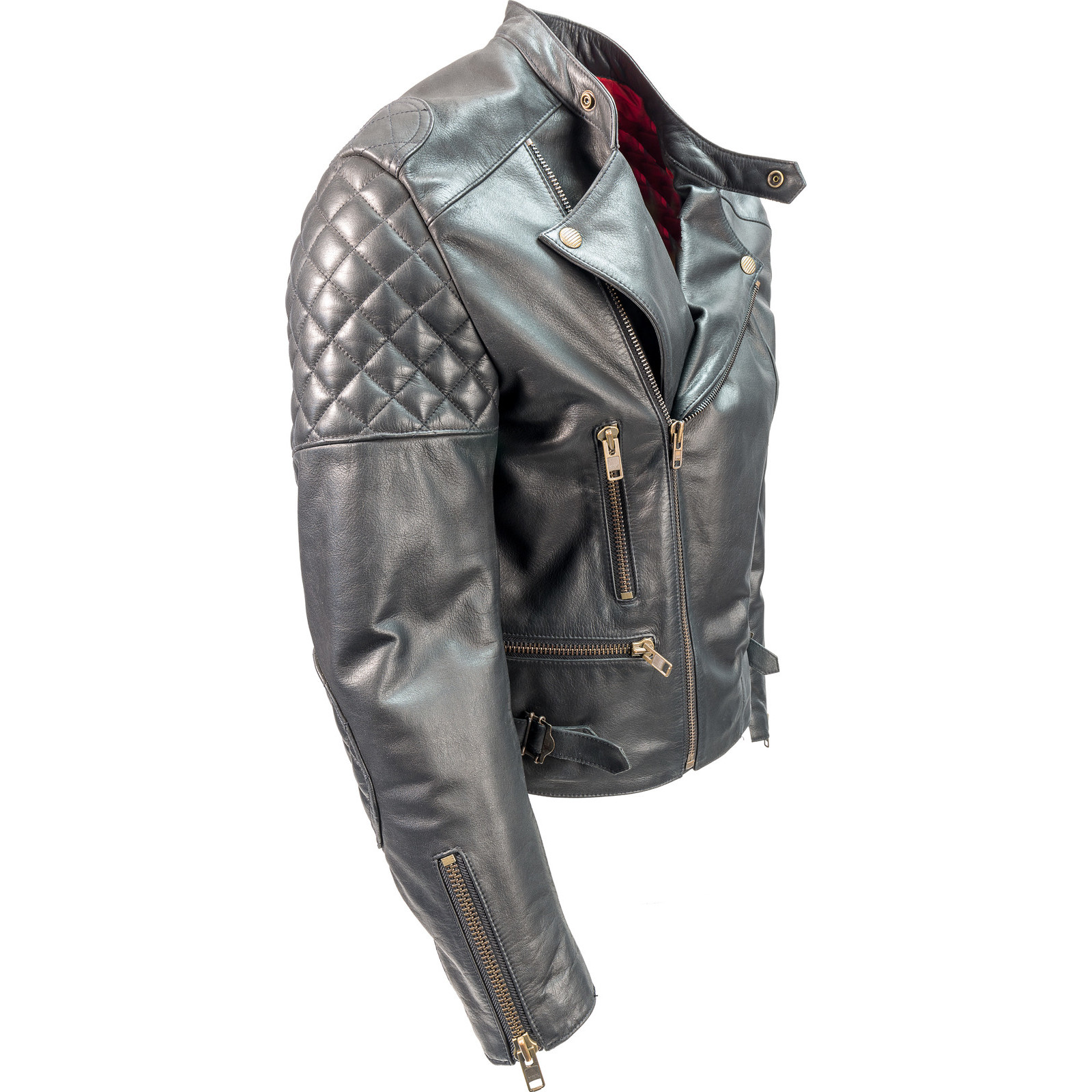 Richa Triple Leather Motorcycle Jacket - Jackets - Ghostbikes.com