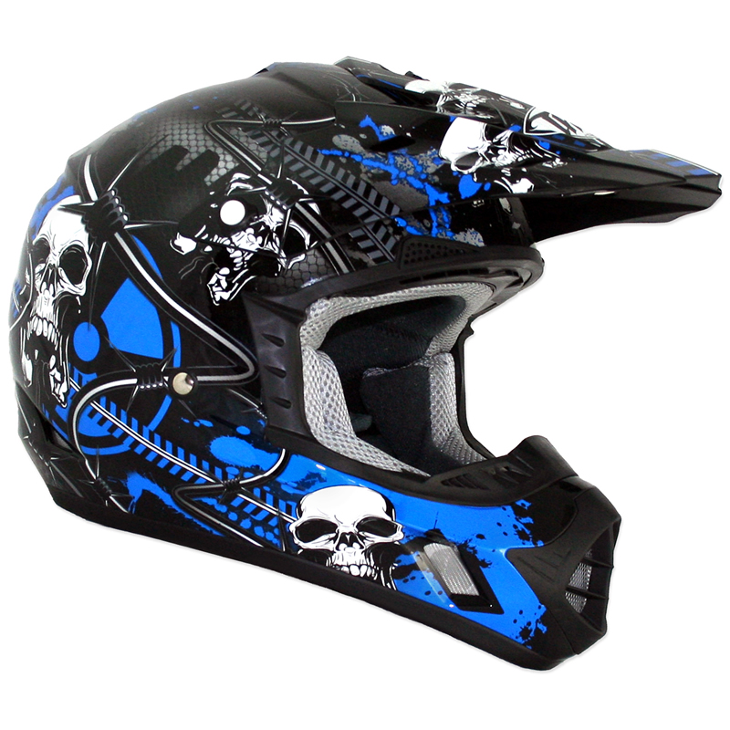 THH TX-12 TX12 #7 MX ENDURO MOTO-X SKULLS ACU GOLD QUAD BIKE MOTOCROSS ...