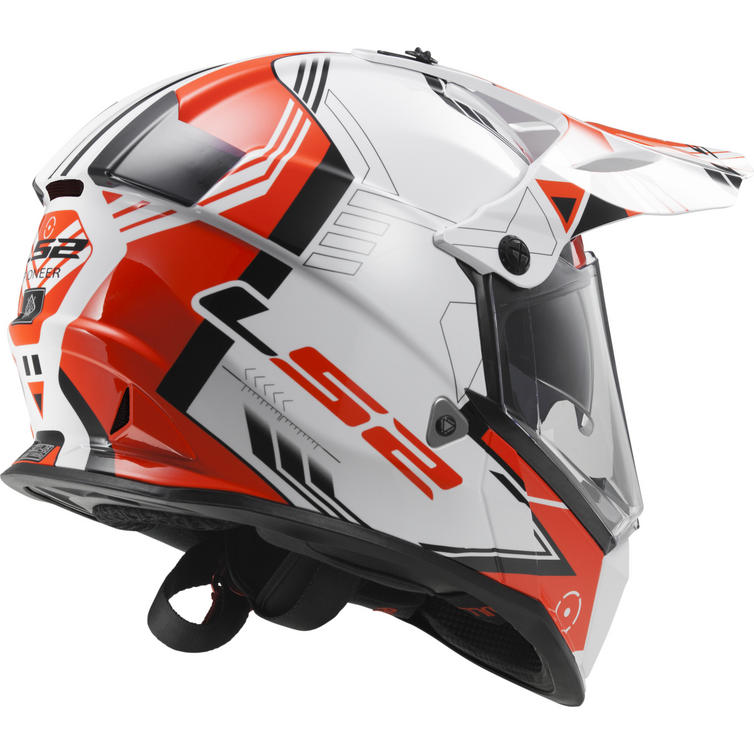LS2 MX436.21 Pioneer Trigger Dual Sport Helmet & Visor Adventure