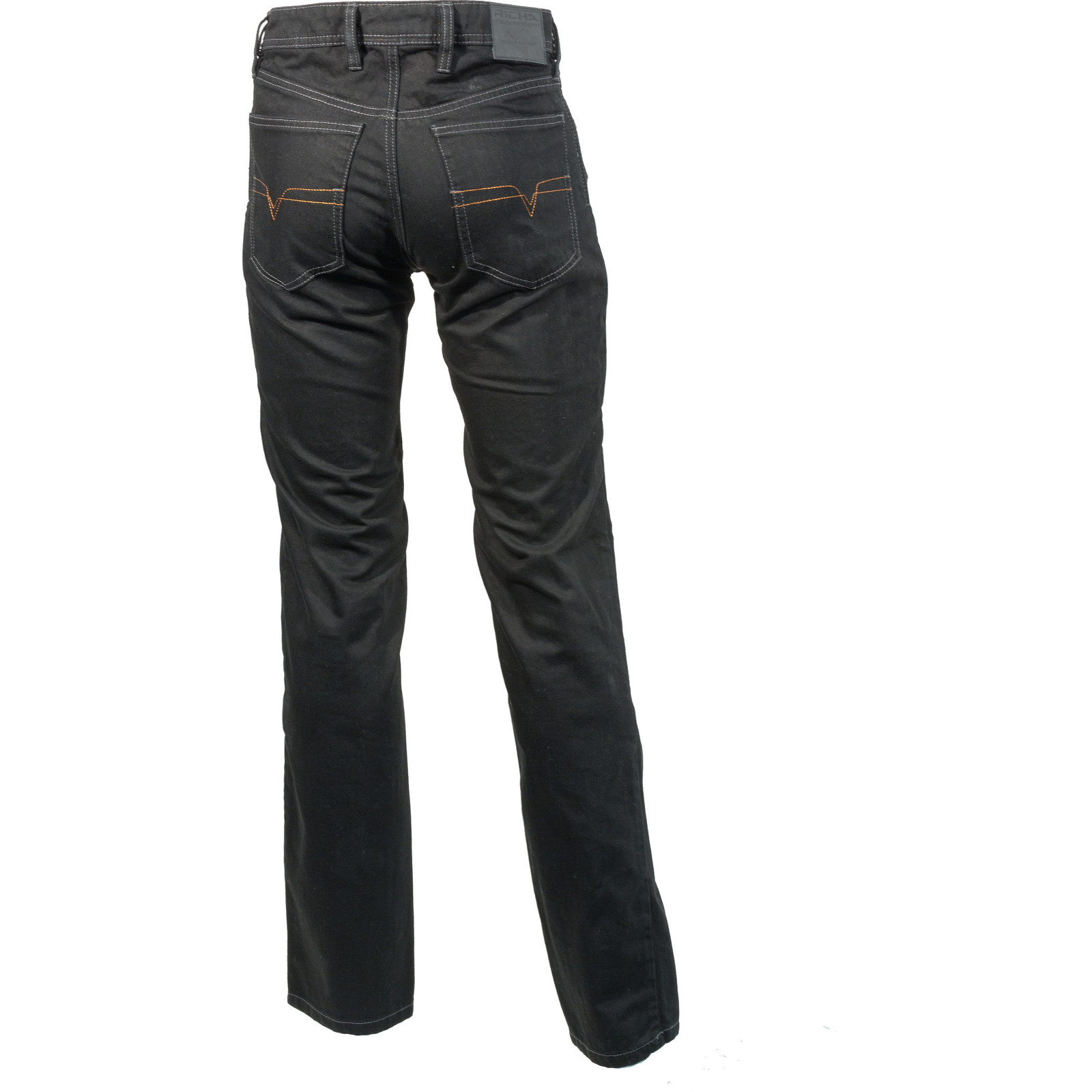 Richa Hammer Black Motorcycle Jeans Unisex Motorbike Denim Aramid Pants