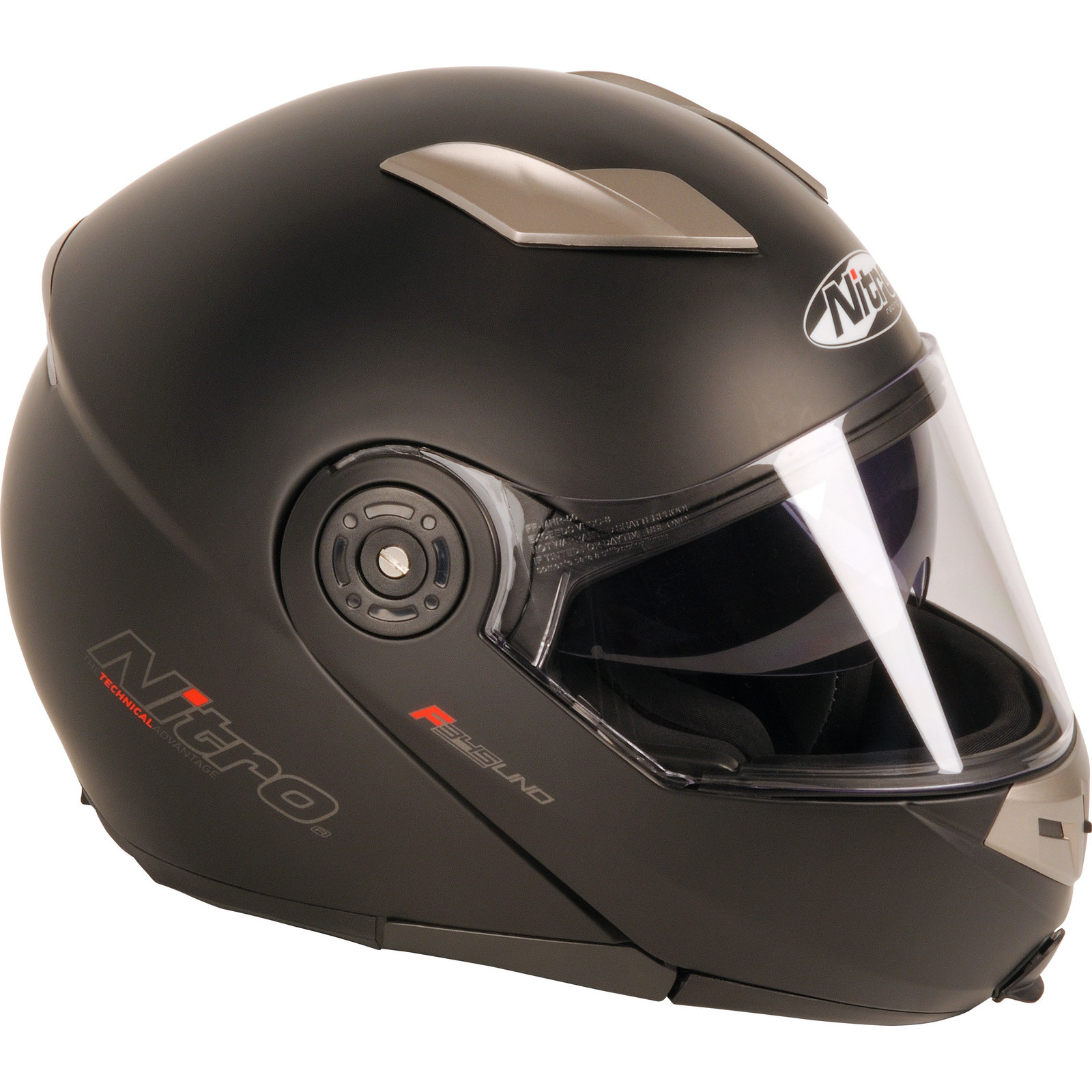 Nitro F345 Uno DVS Flip Front Motorcycle Helmet - Flip Up Front Helmets ...