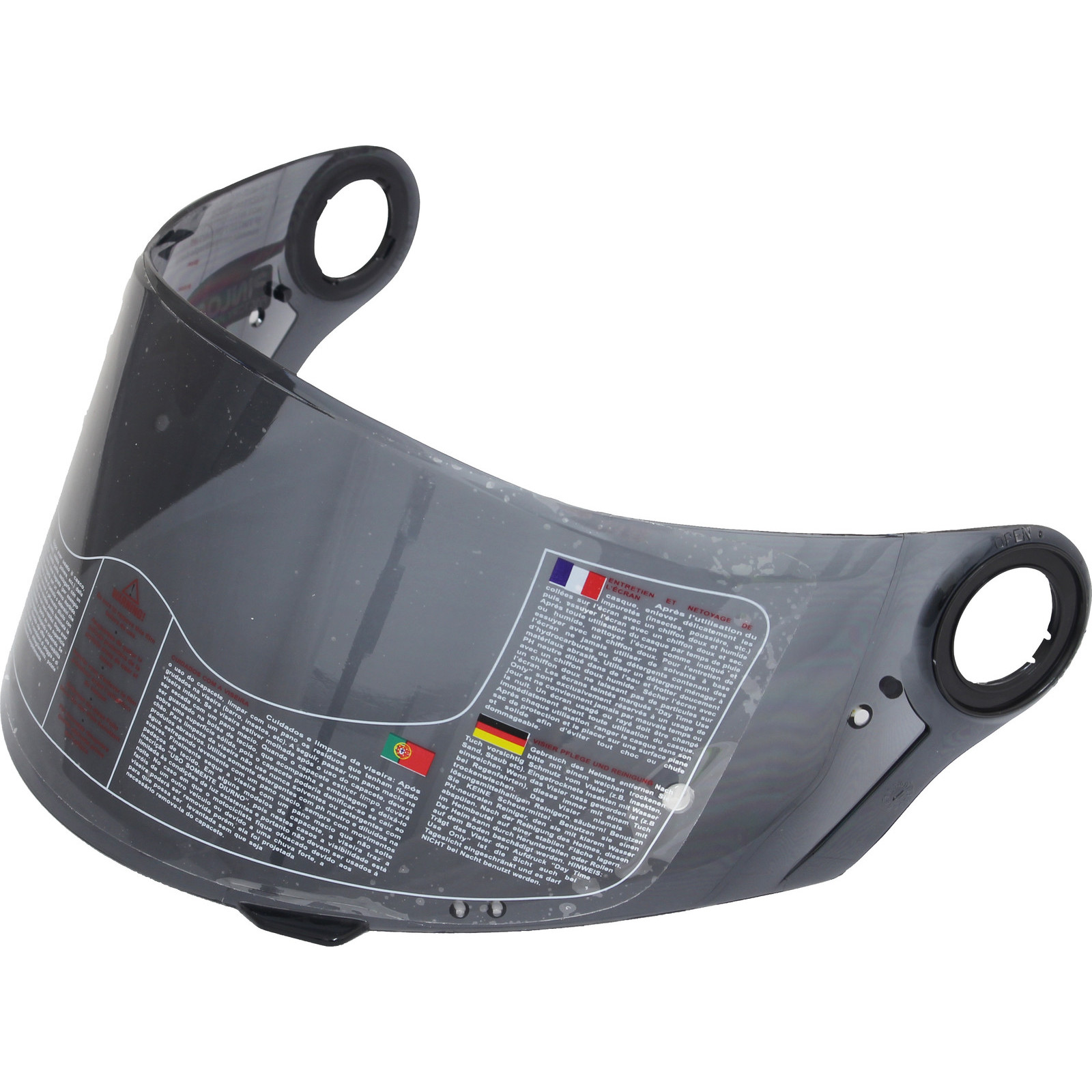 Nitro N2200 Sterling DVS Motorcycle Helmet & Visor Full Face Helmets