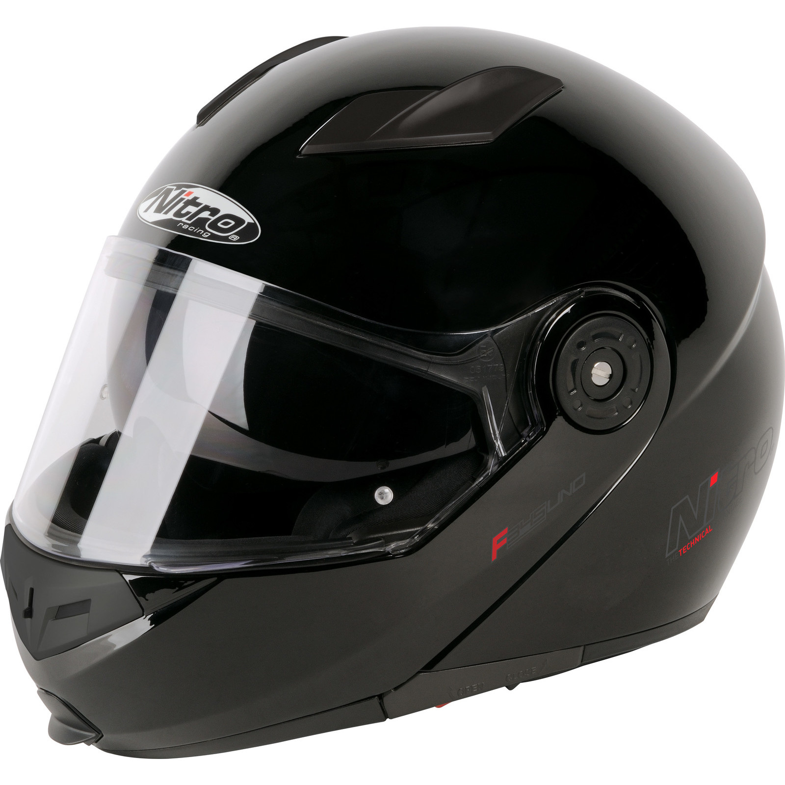 Nitro F345 Uno DVS Flip Front Motorcycle Helmet & Visor Flip Up Front Helmets