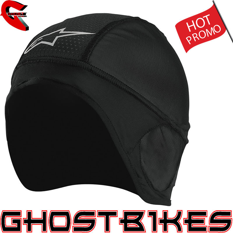 ALPINESTARS MOTORCYCLE UNDER HELMET SKULL CAP VENTED HELMET LINER ...