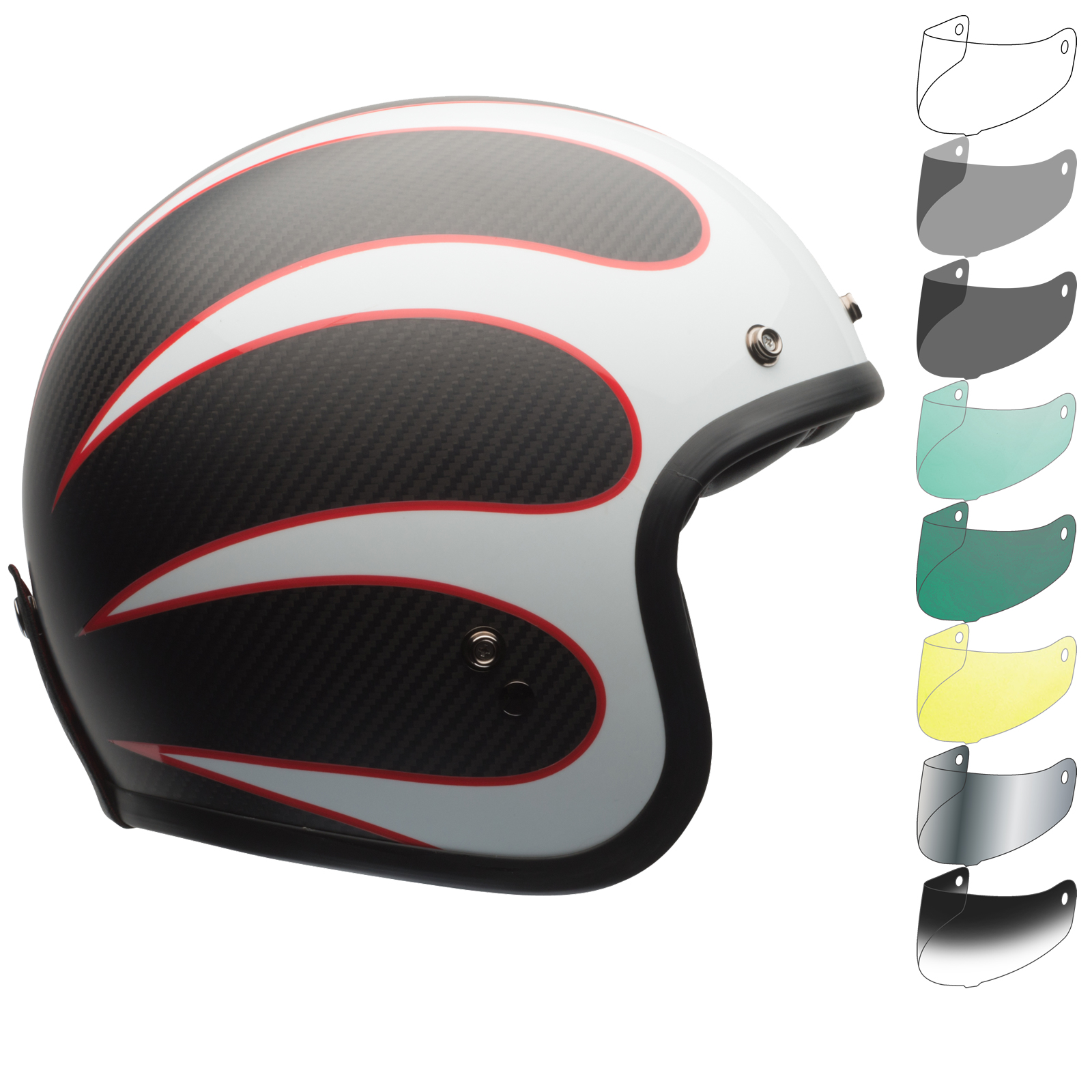 thumbnail image 2 of Bell Custom 500 Riff Helmet [Limited Sizes] - Sportbike Track Gear 2 of 10