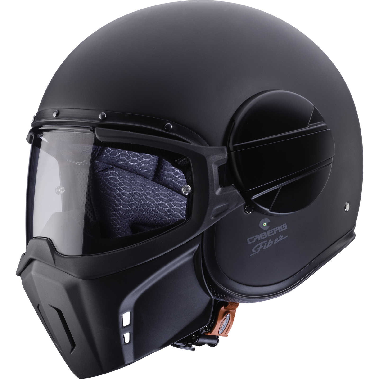 Caberg Ghost Matt Black Open Face Motorcycle Helmet Open Face Helmets