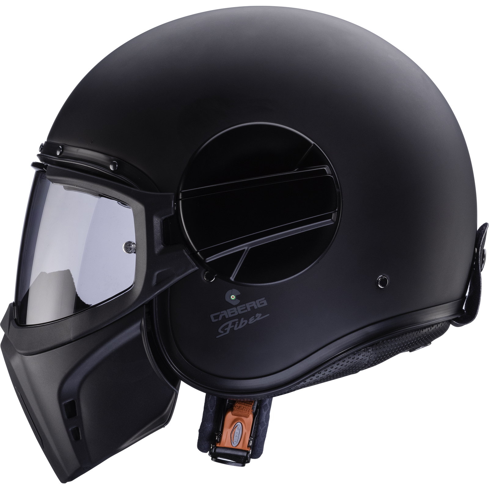 Caberg Ghost Matt Black Open Face Motorcycle Helmet Open Face Helmets