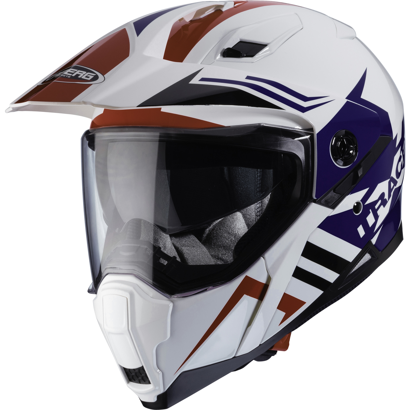 Caberg XTrace Lux Dual Sport Helmet Off Road MotoX Sun Visor