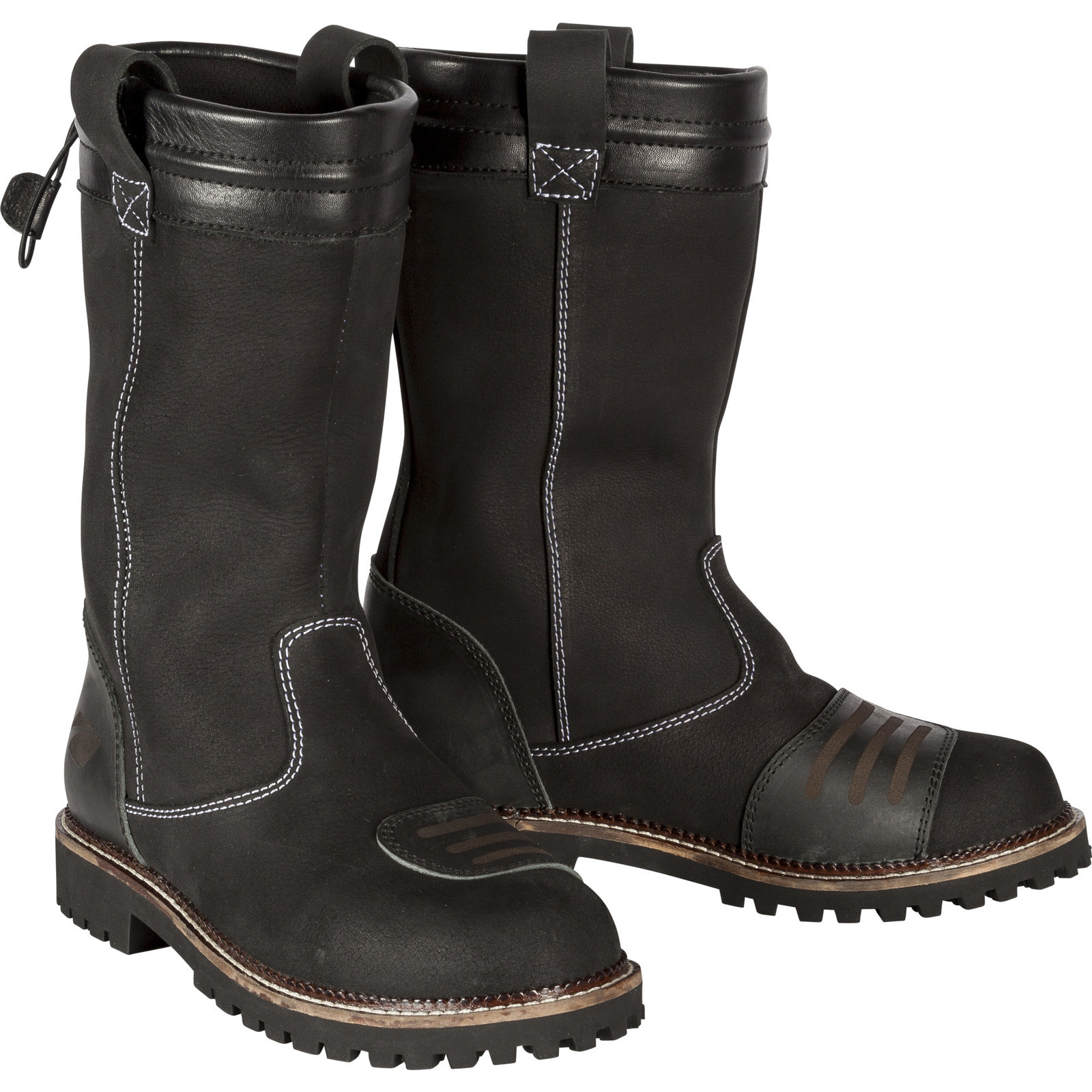 ladies leather biker boots size 4