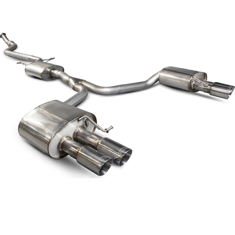 Scorpion Exhaust Cat-Back (Res) Quad Daytona - Audi A5 B8 2.0 TFSi 12+