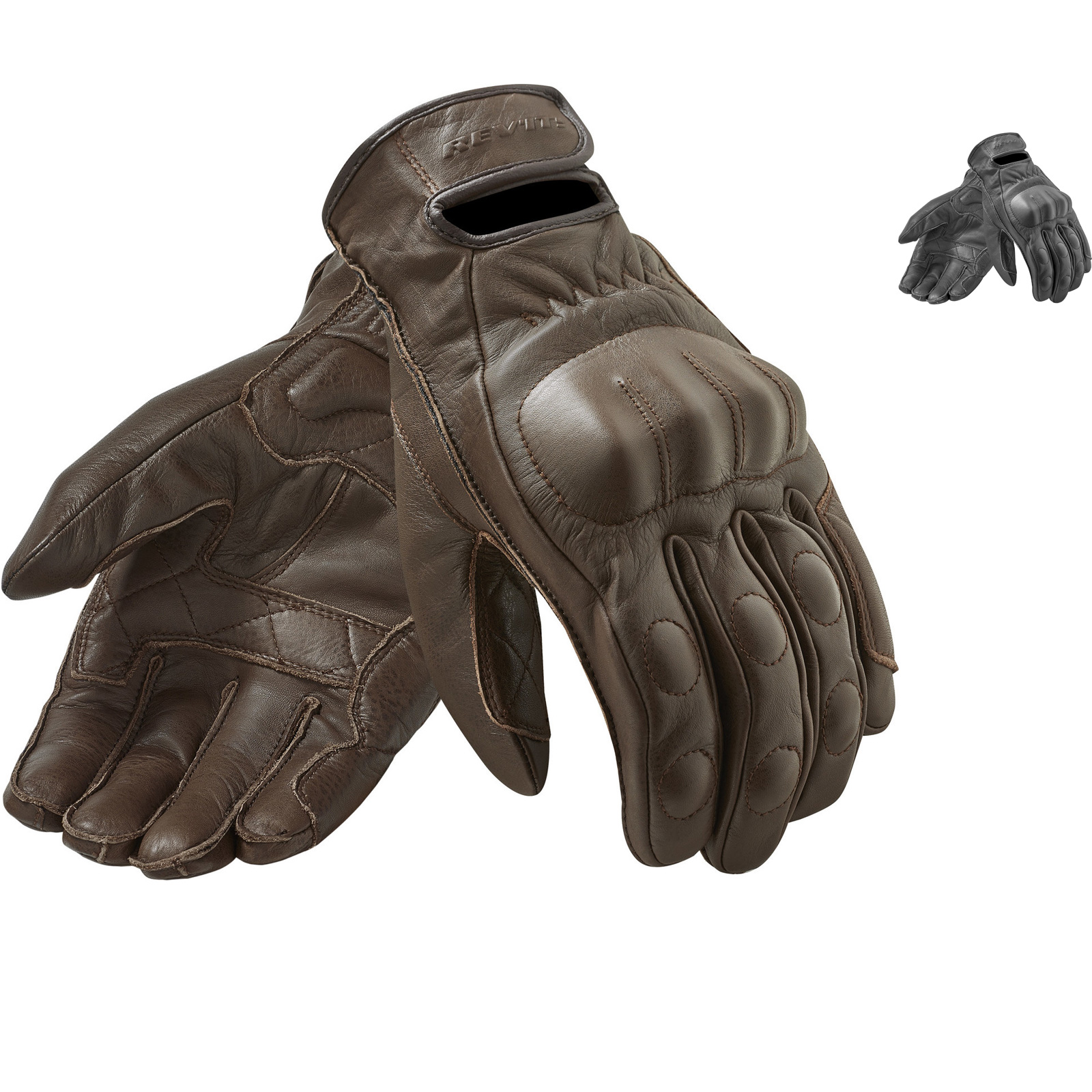 Rev It Cooper Leather Motorcycle Gloves Gloves