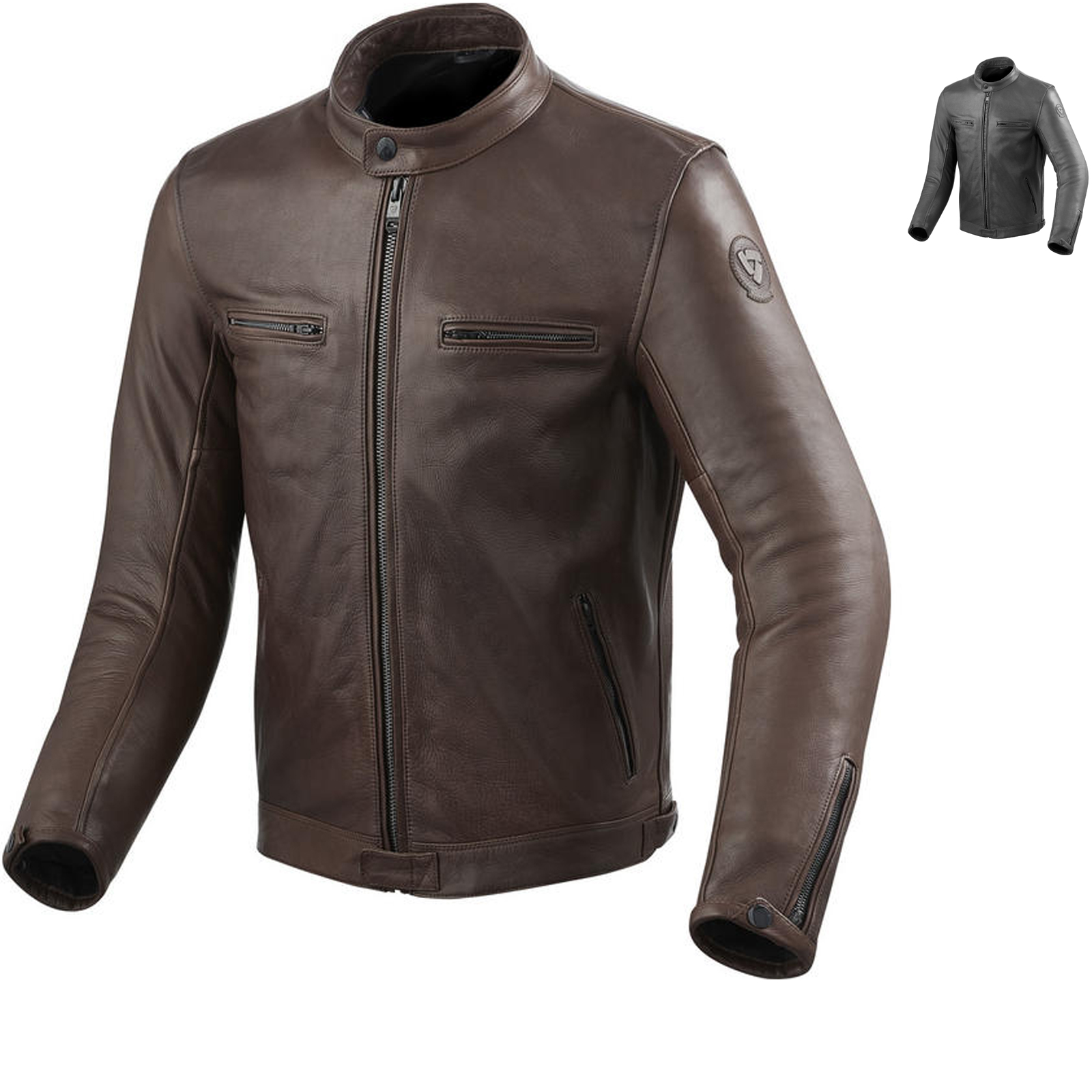 Rev It Gibson Leather Motorcycle Jacket Jackets