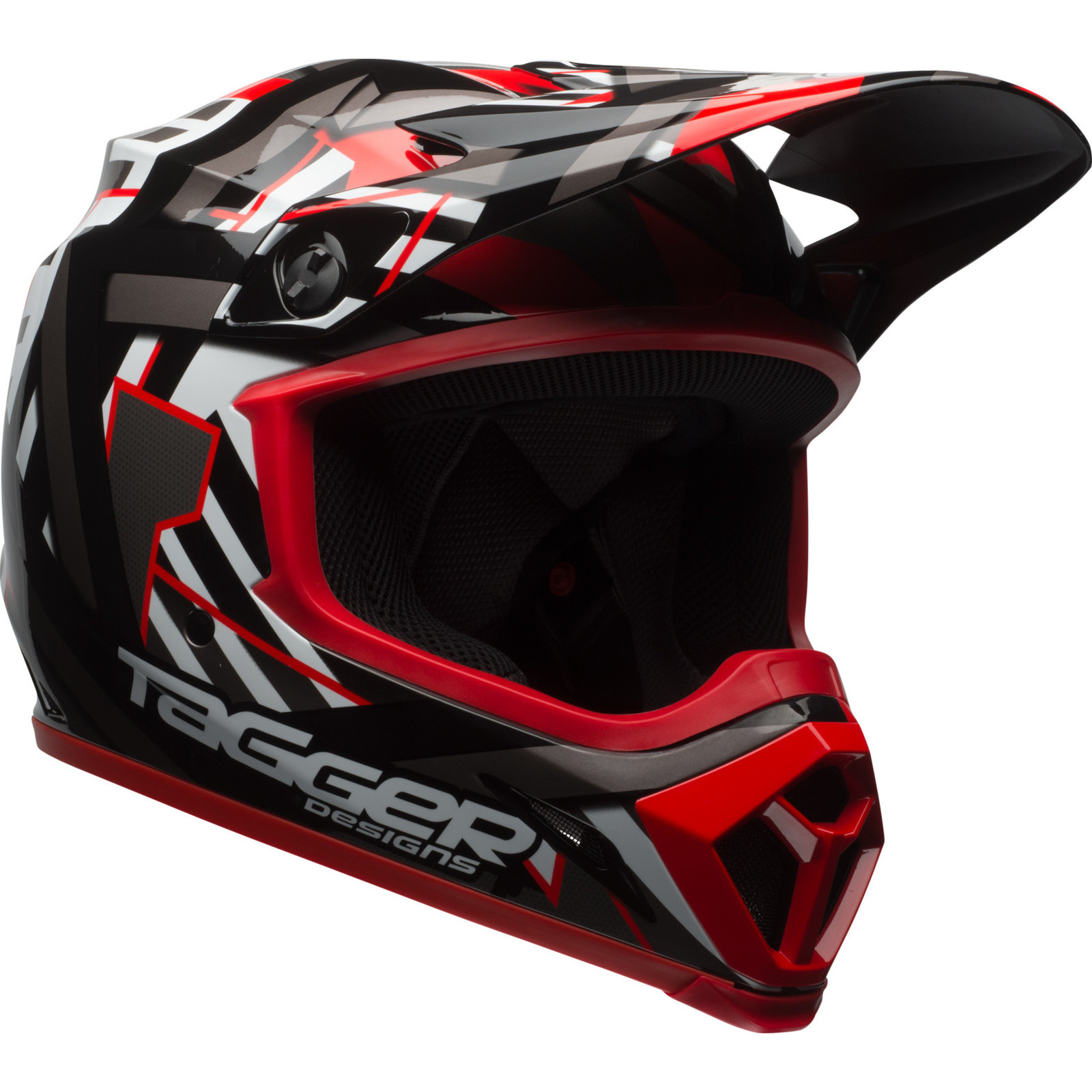 Tagger Double Trouble Black//Red Bell Helmets MX 2017 MX-9 Mips Adult Helmet Size Medium