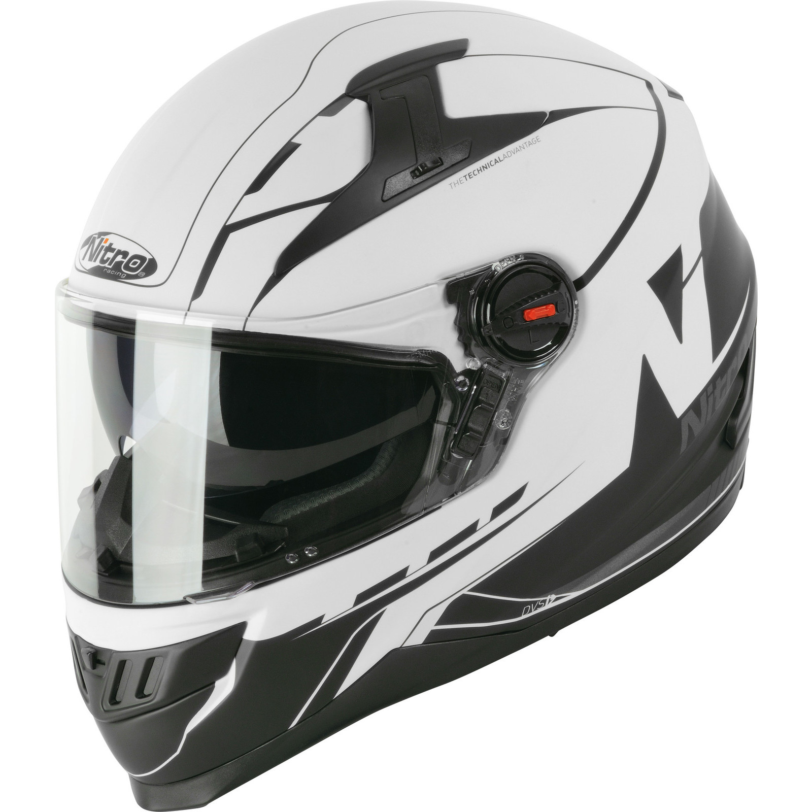 Nitro N2200 Analog DVS Motorcycle Helmet & Visor Full Face Helmets