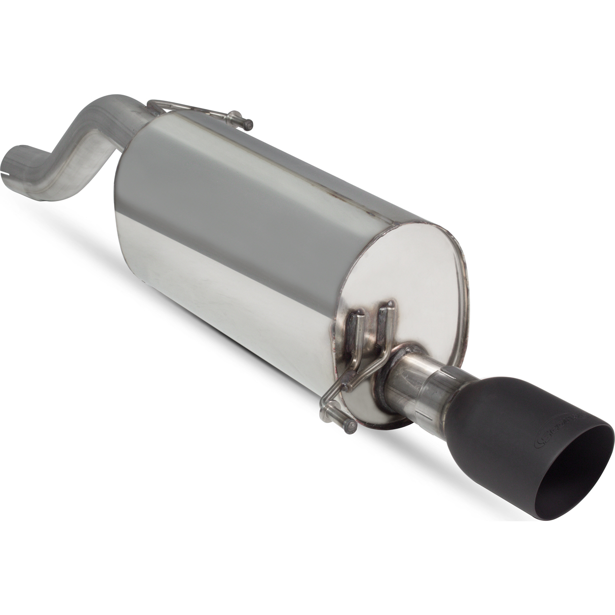 Scorpion Exhaust Rear Silencer Single Daytona BLK Vauxhall Corsa E 1.4T (NonGPF Model) 2014