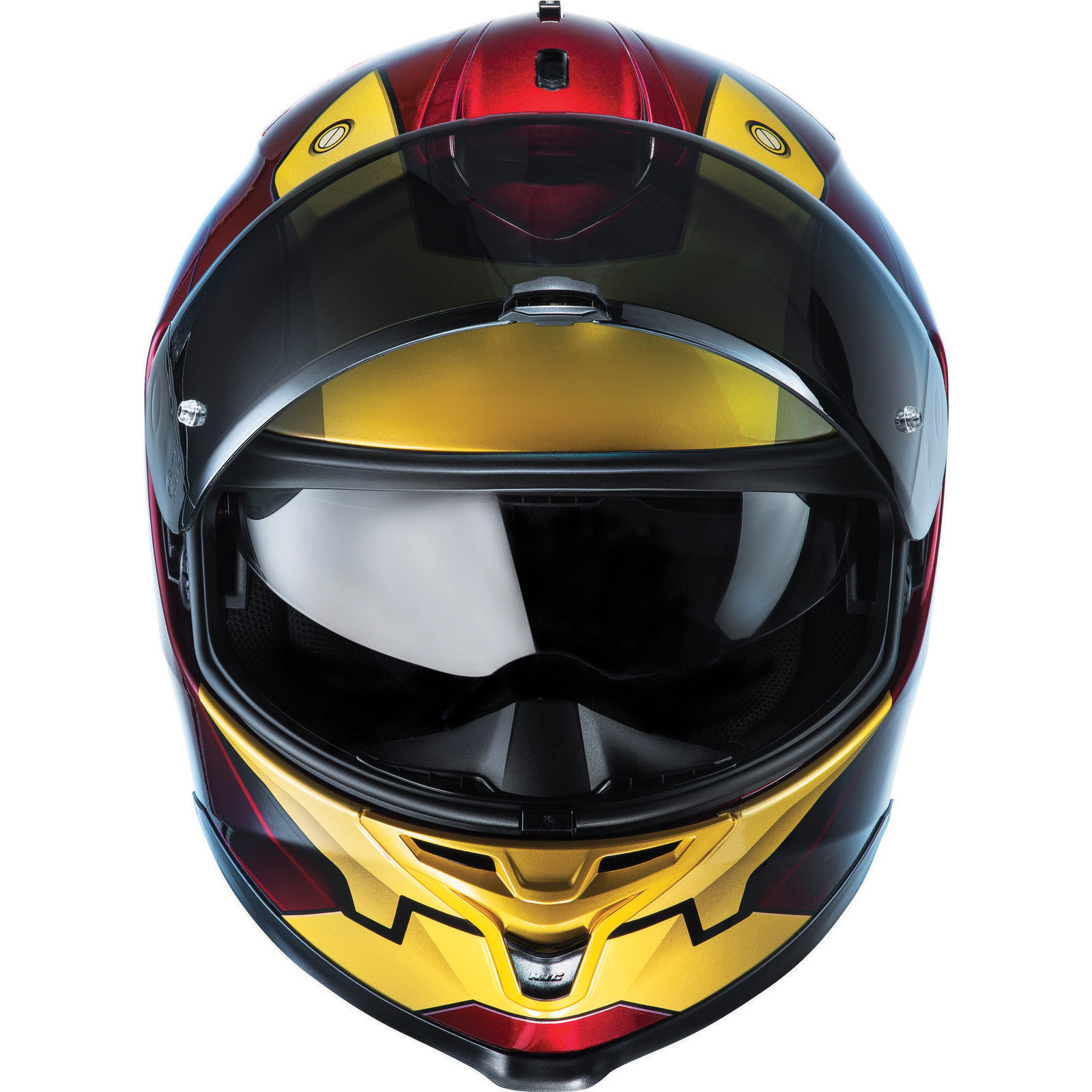 HJC IS17 Iron Man Motorcycle Helmet & Visor Full Face Helmets