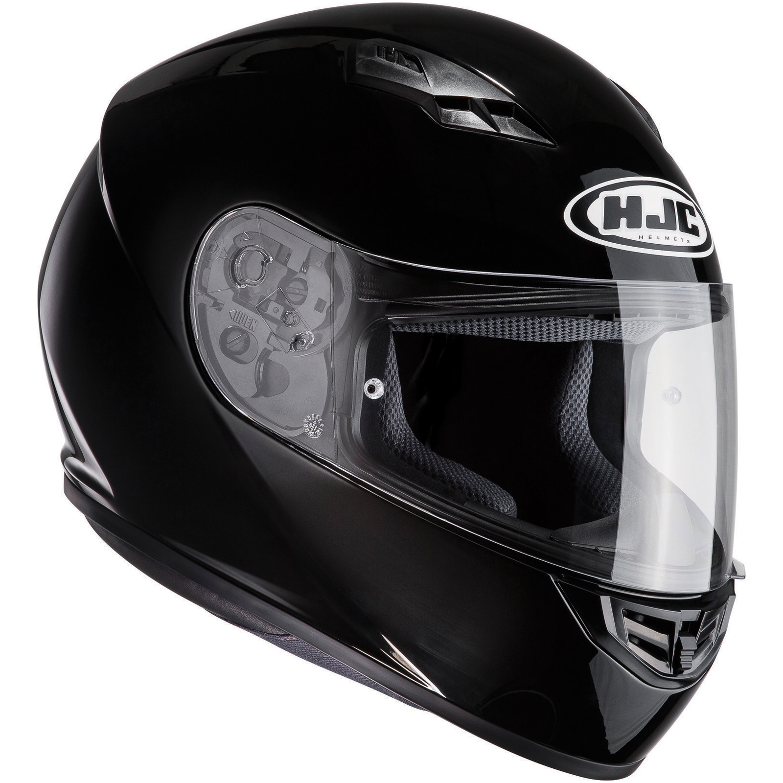 HJC CS-15 Plain Motorcycle Helmet & Visor - Full Face Helmets ...