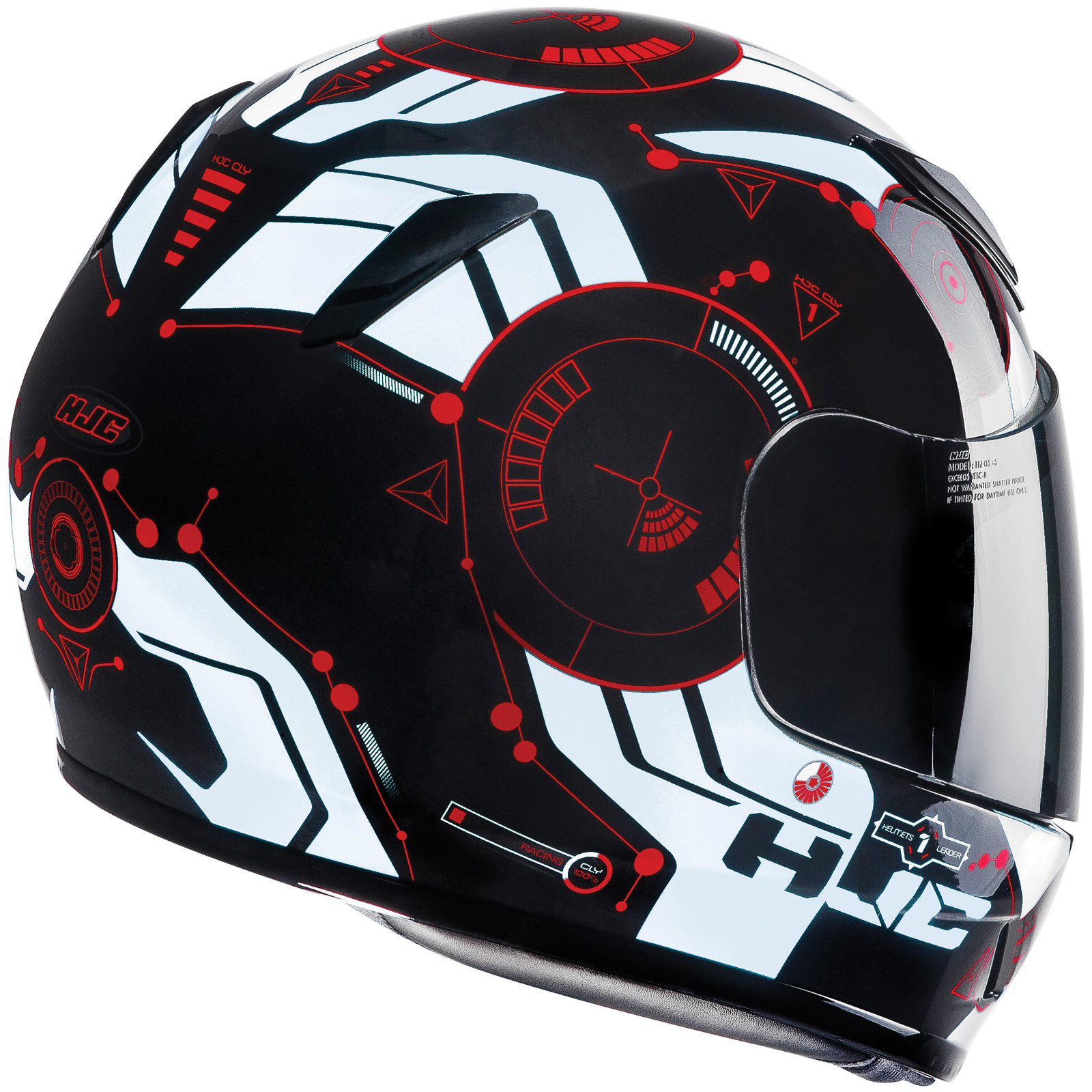 HJC CL-Y Simitic Youth Motorcycle Helmet & Visor - Full Face Helmets