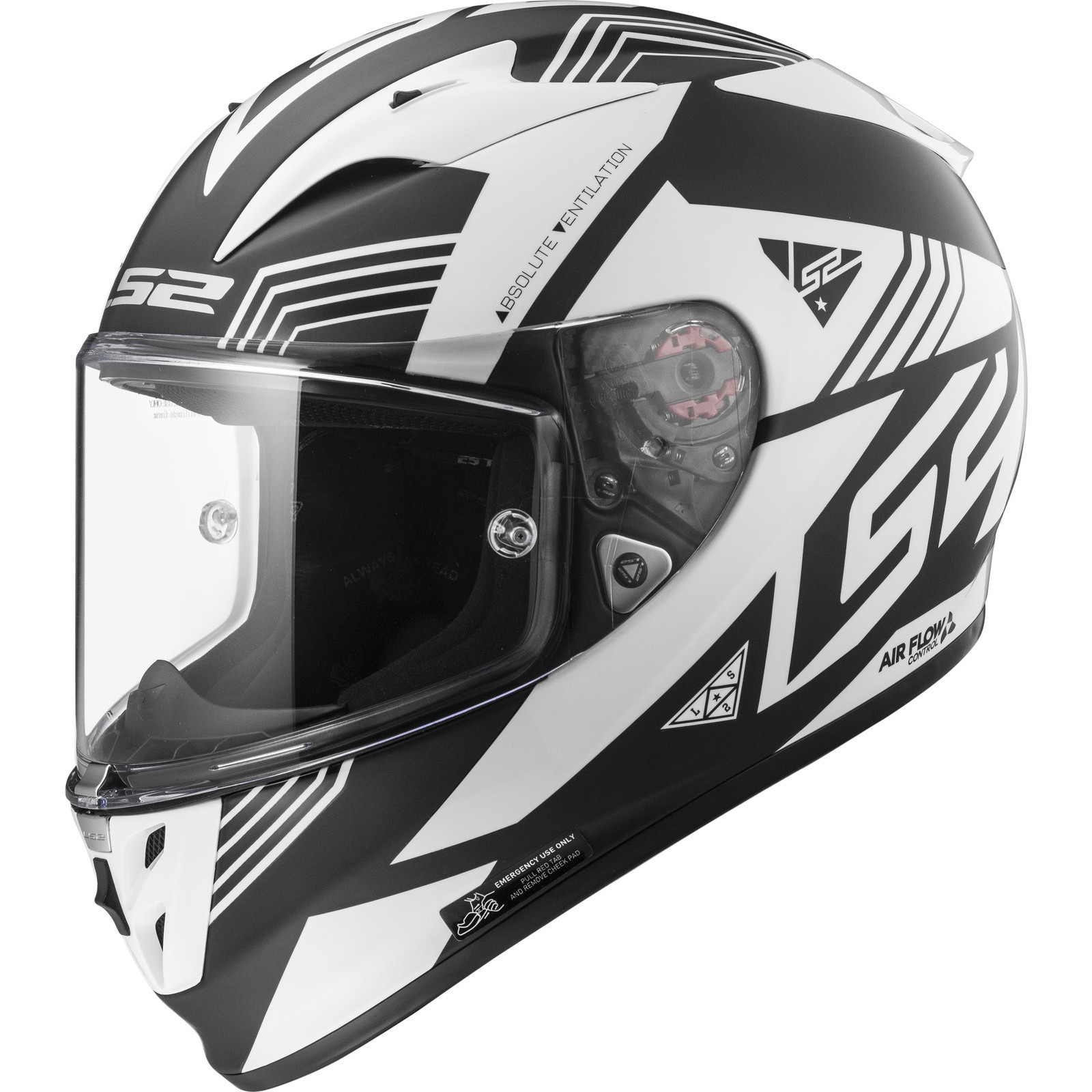 LS2 FF323 Arrow R Evo Neon Motorcycle Helmet & Visor Full Face