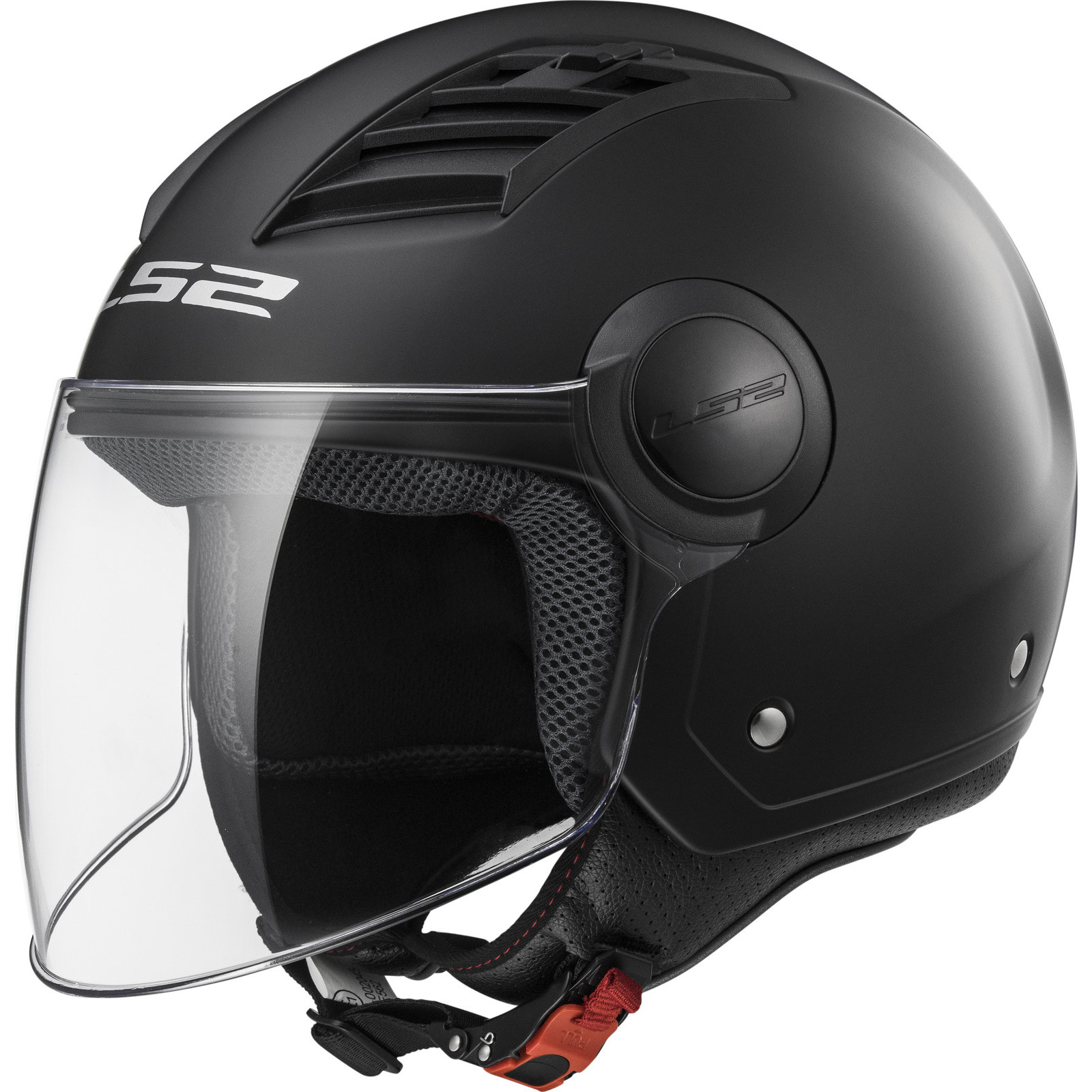 LS2 OF562 Airflow L Solid Open Face Motorcycle Helmet & Visor - Ladies