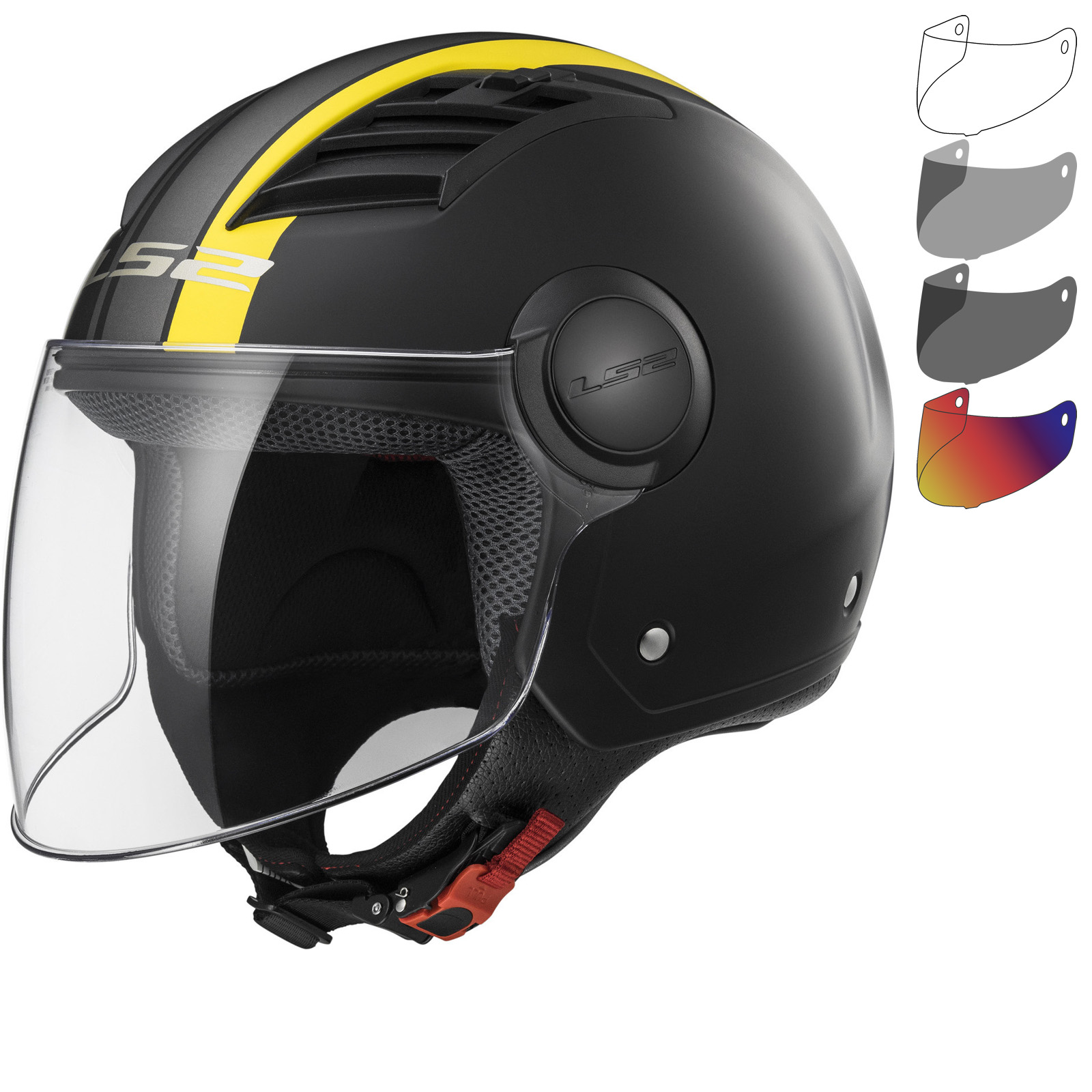 LS2 OF562 Airflow L Metropolis Open Face Motorcycle Helmet ...