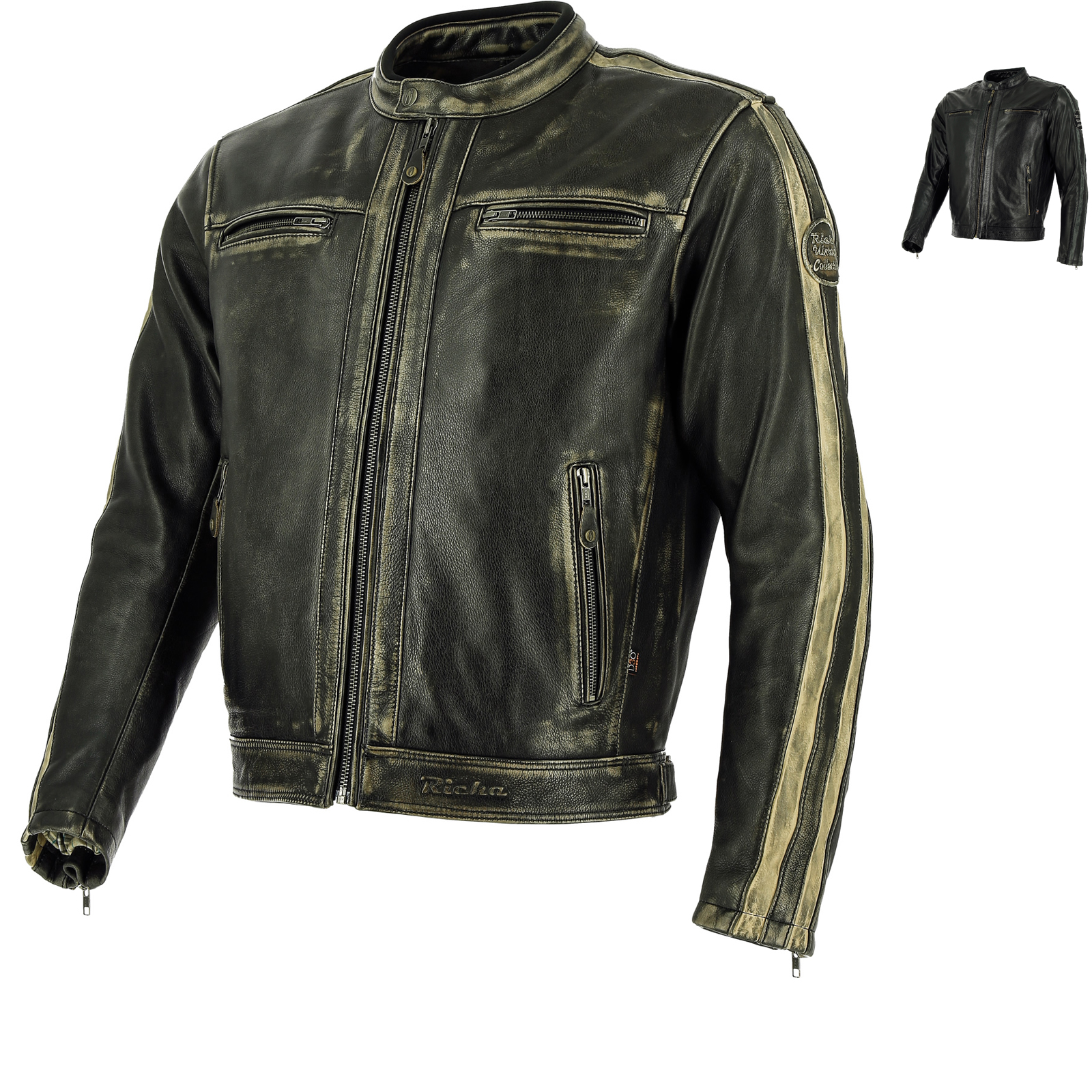 Richa Goodwood Leather Motorcycle Jacket Jackets Ghostbikes Com Richa Goodwood Leather Motorcycle Jacket
