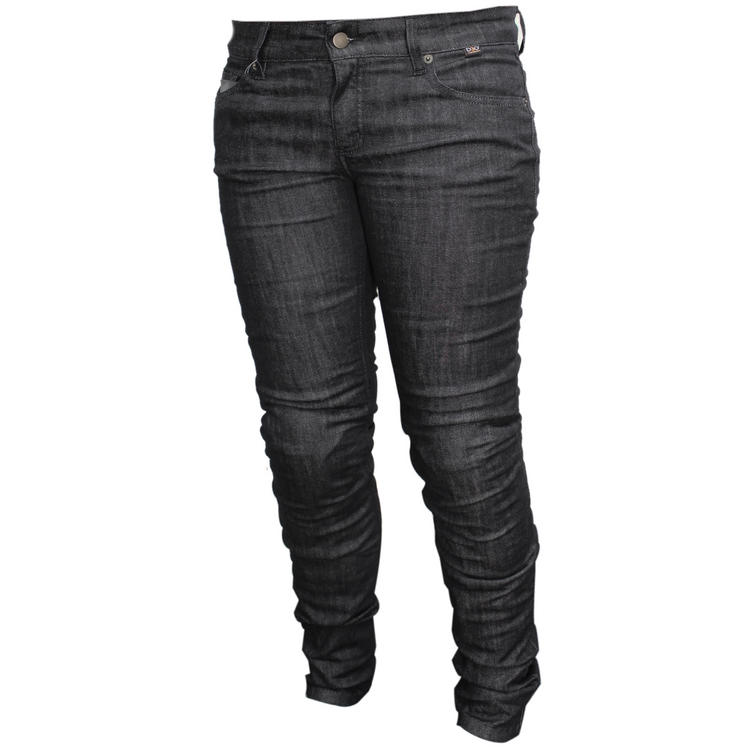 Ladies skinny motorcycle jeans