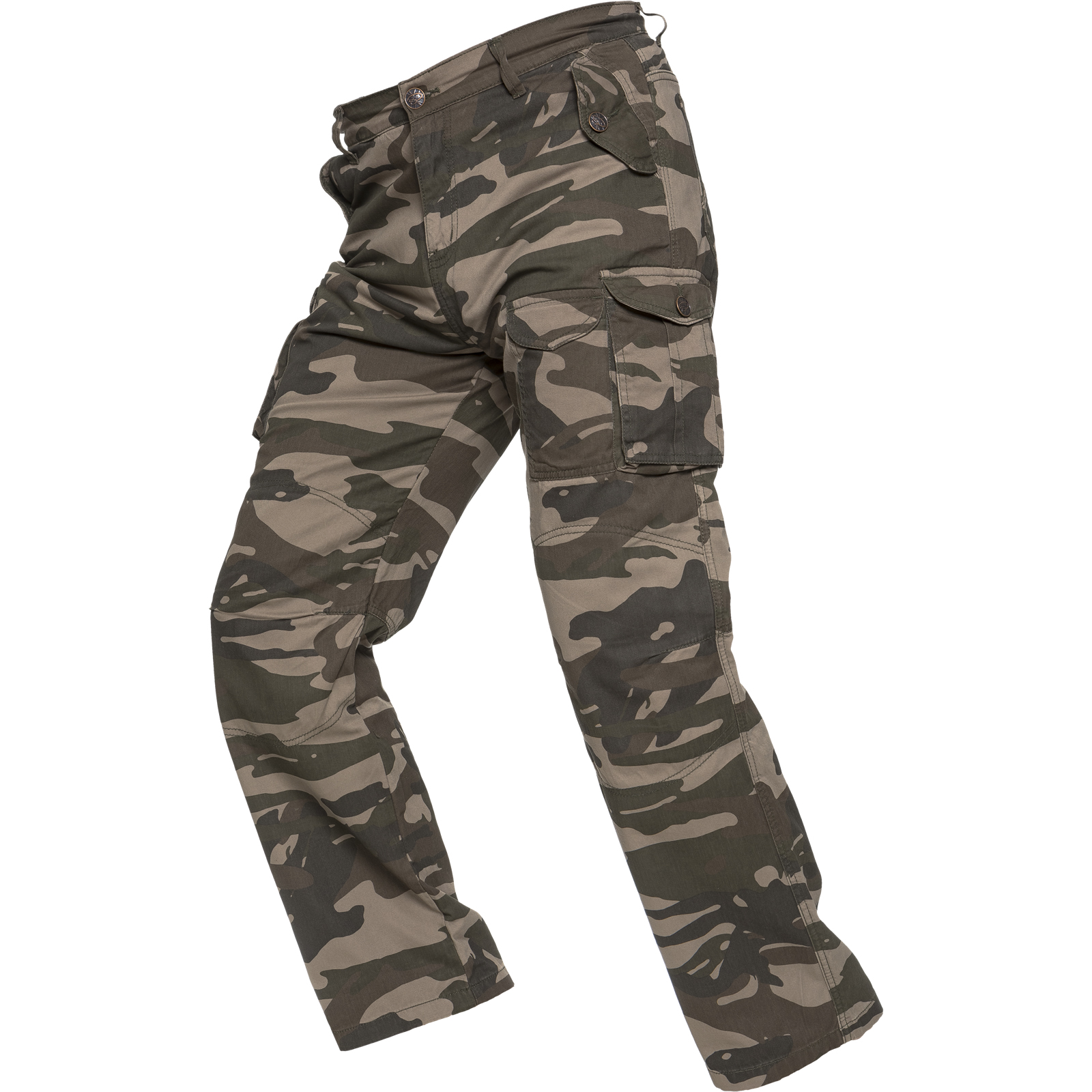 Black Command Aramid Lined Motorcycle Cargo Jeans Combat Motorbike