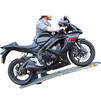 Black Pro Range Steel Folding Motorcycle Ramp (B5249) Thumbnail 6