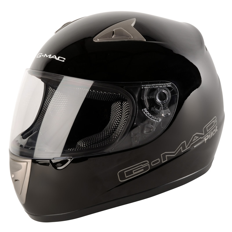 G-mac Pilot Full Face Motorcycle Helmet - Full Face Helmets 