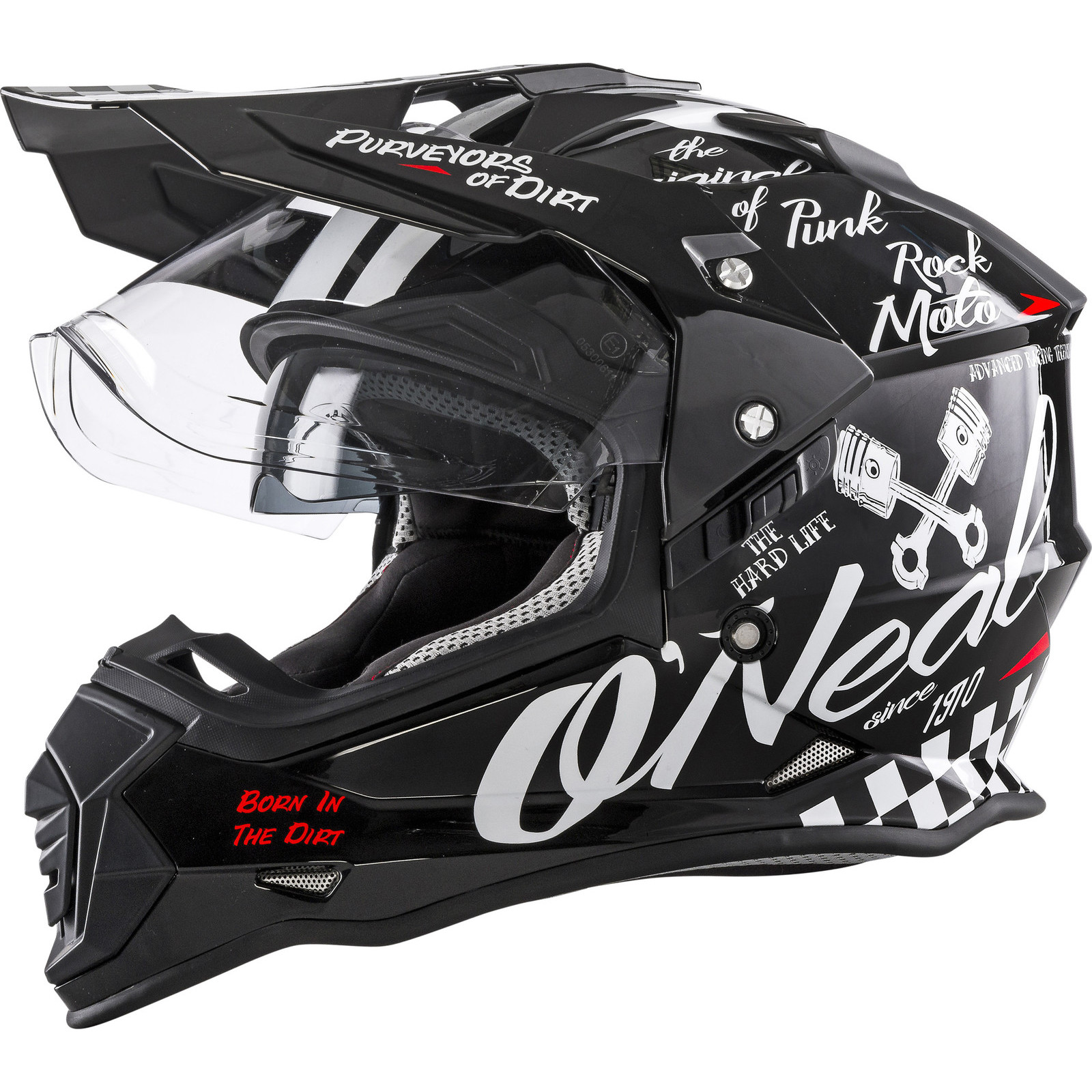 Oneal Sierra II Torment Dual Sport Helmet & Visor Adventure Enduro Off
