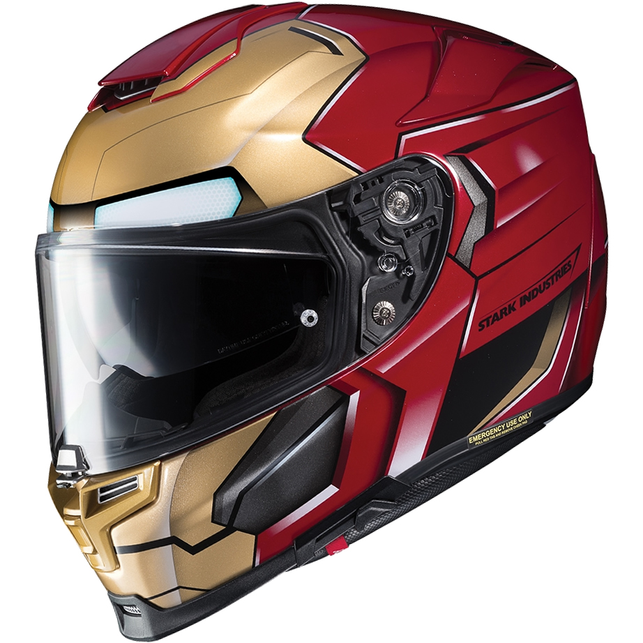 HJC RPHA 70 Iron Man Homecoming Motorcycle Helmet & Visor - New ...