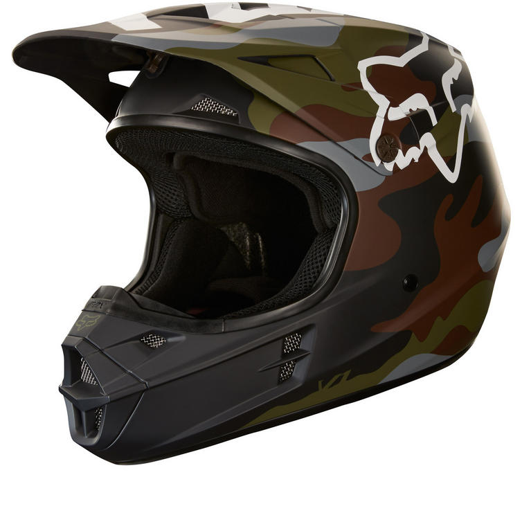 Fox Racing V1 Camo Motocross Helmet