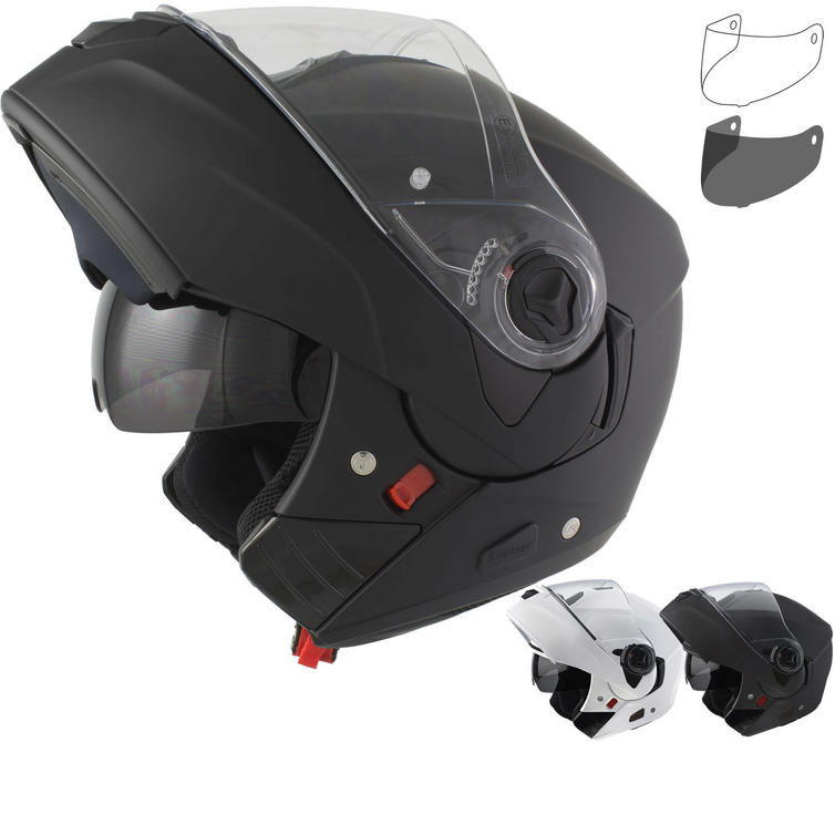 Airoh Rides Color Flip Front Motorcycle Helmet & Visor Airoh