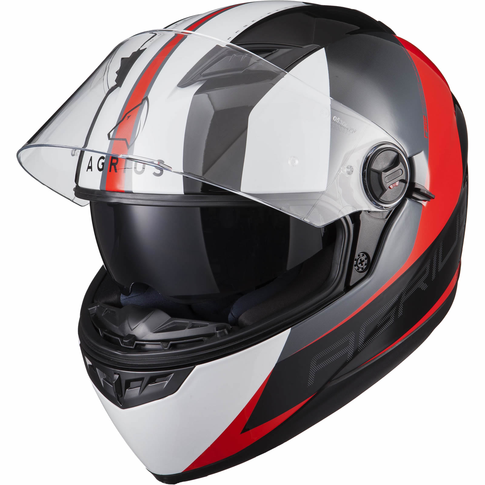 Agrius Rage Voltage Motorcycle Helmet M Gloss Black//Green