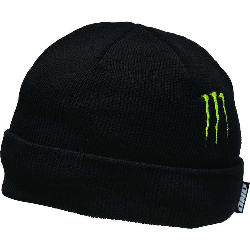 monster energy beanie black