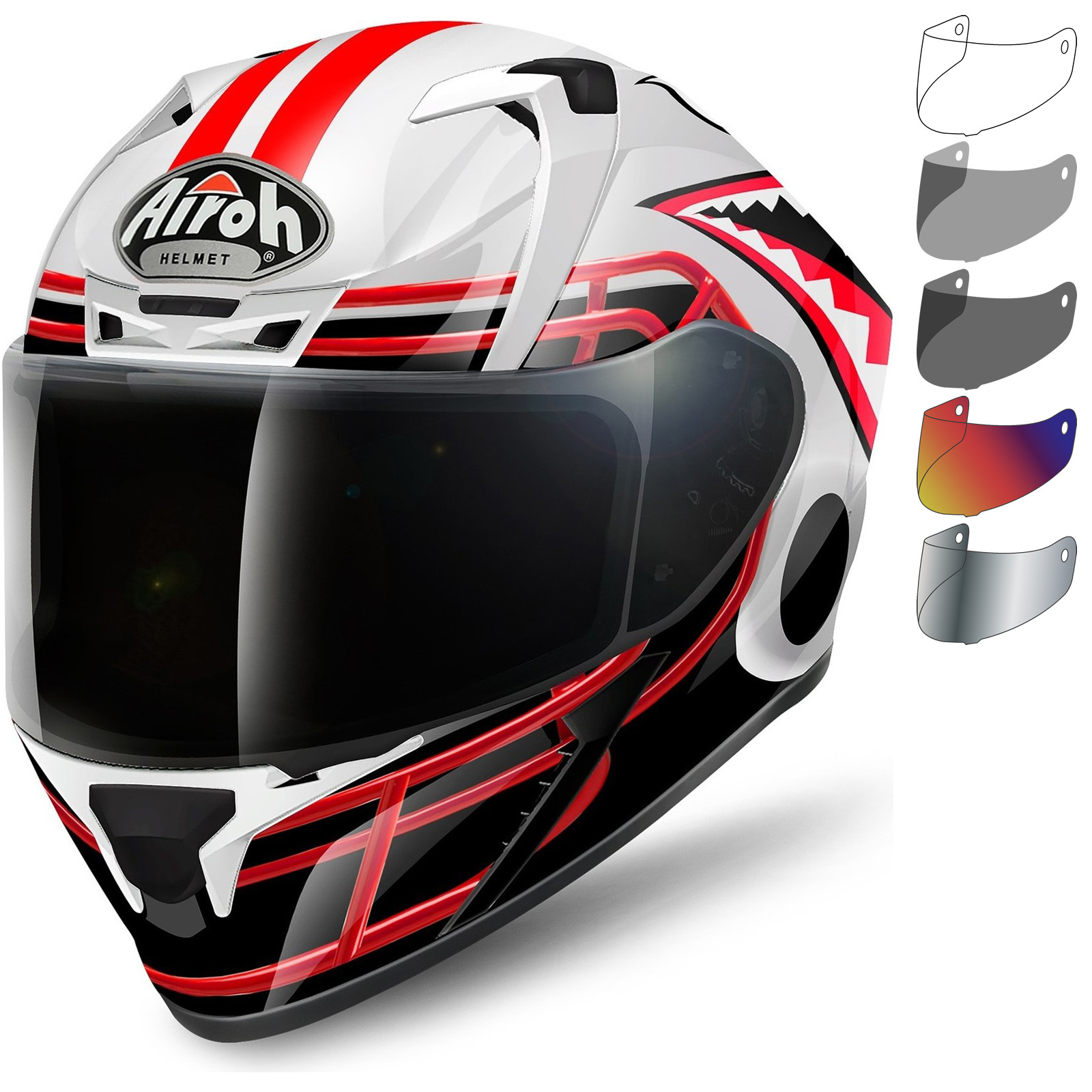 Airoh Valor Touchdown Motorcycle Helmet & Visor Full Face Helmets