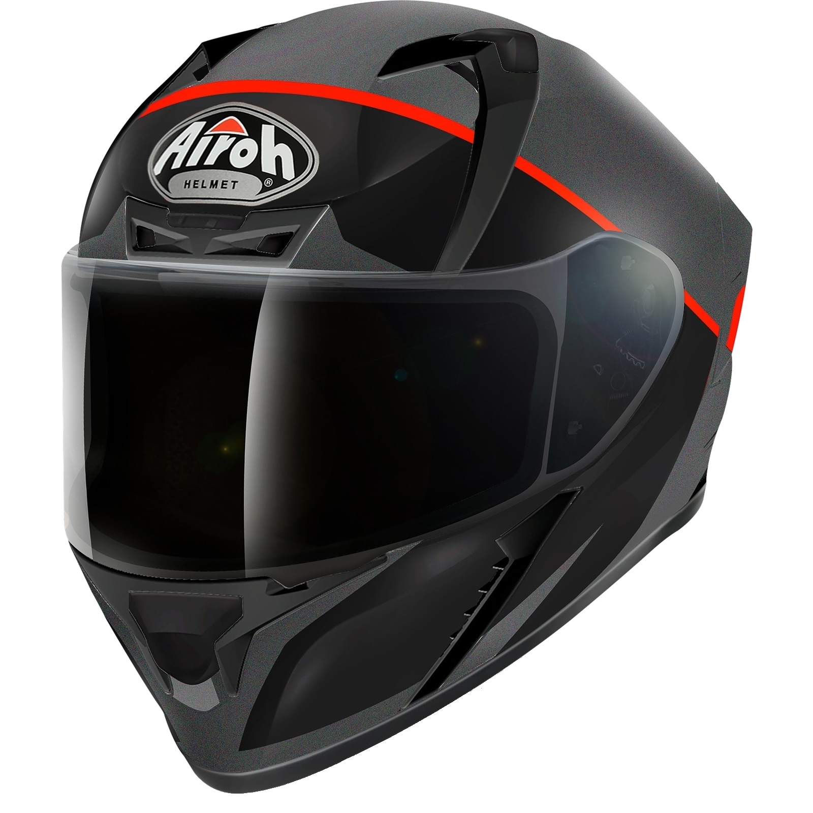 Airoh Valor Eclipse Motorcycle Helmet & Visor Full Face Pinlock Ready