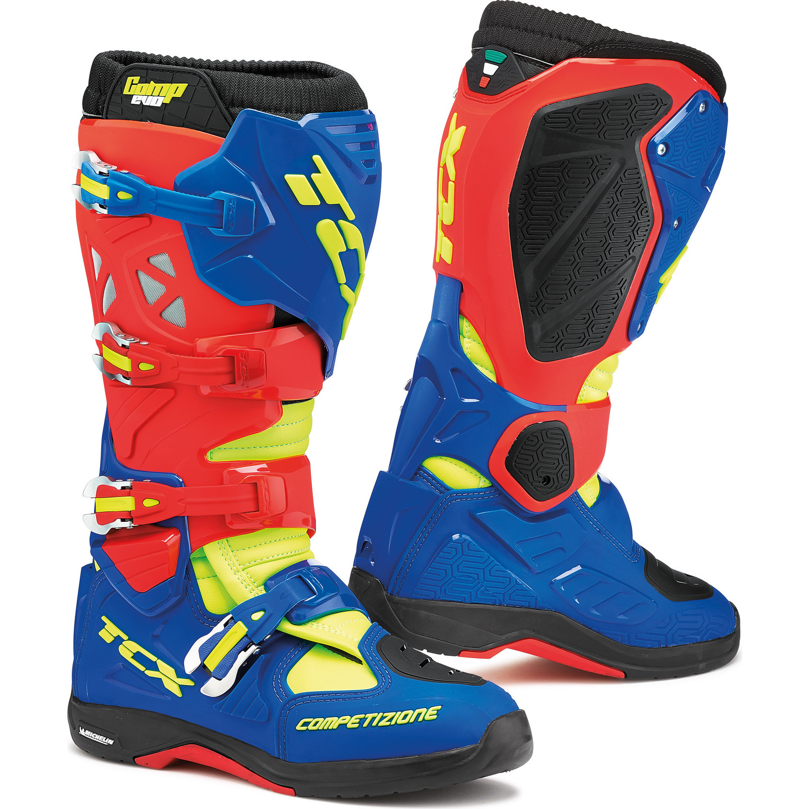 TCX Comp Evo 2 Michelin Motocross Boots Breathable Reinforced MX Off